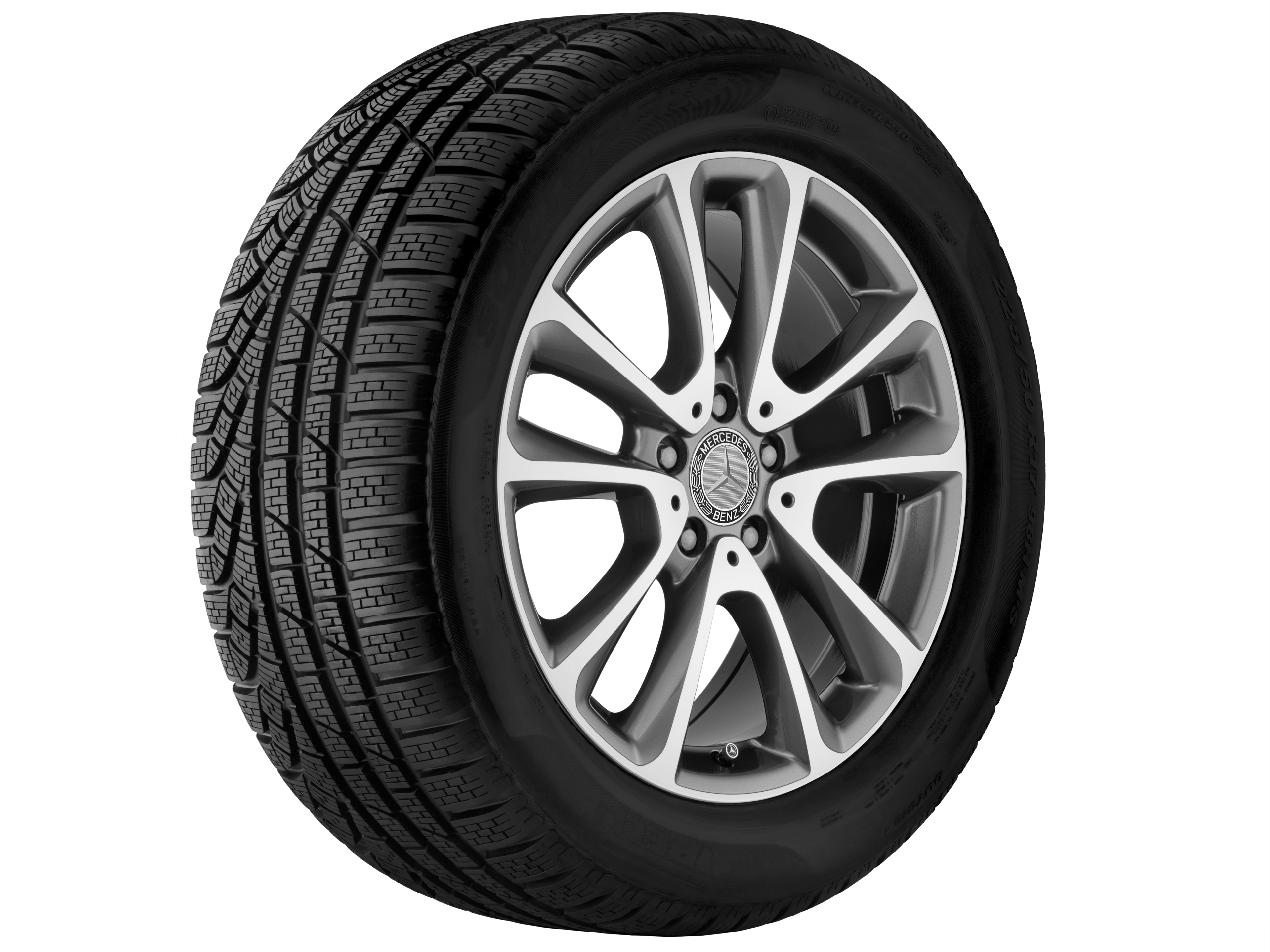 5-twin-spoke wheel, 45.7 cm (18-inch) - 9 J x 18 ET 53, tremolite metallic, high-sheen
