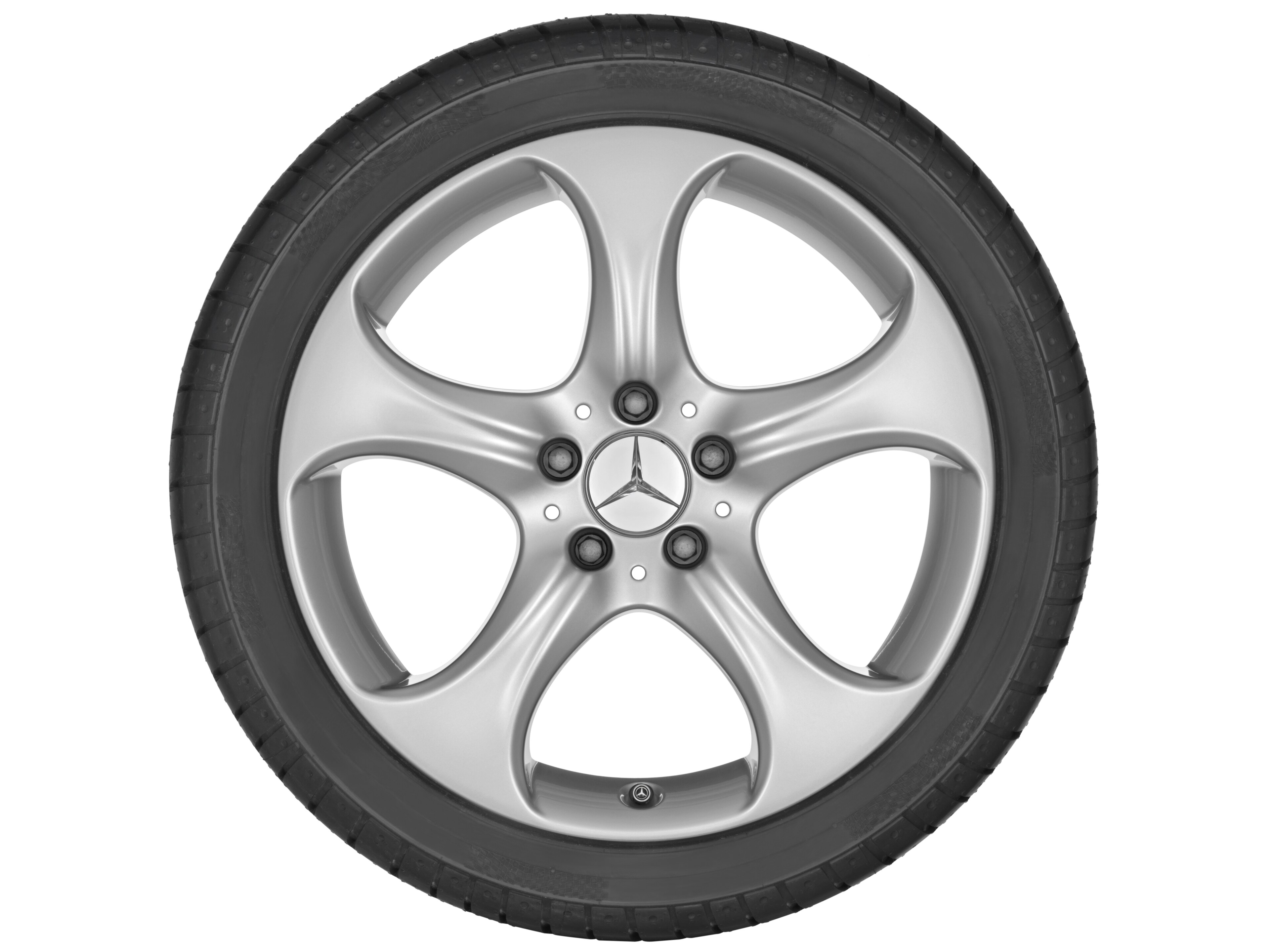 5-spoke wheel, 45.7 cm (18-inch) - 8,5 J x 18 ET 49, vanadium silver, painted