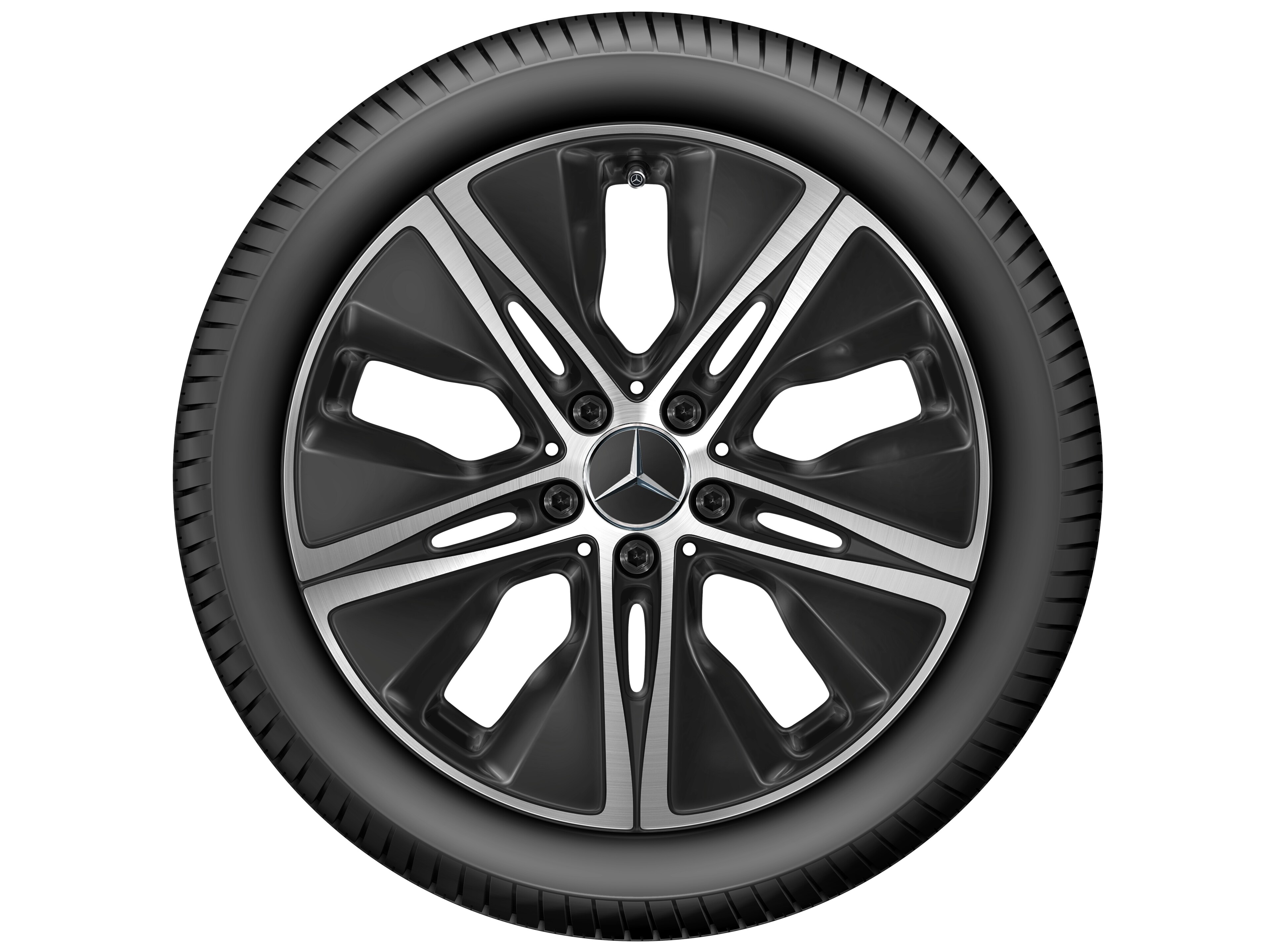 5-hole wheel, 45.7 cm (18-inch) - 8,5 J x 18 ET 56, black, high-sheen