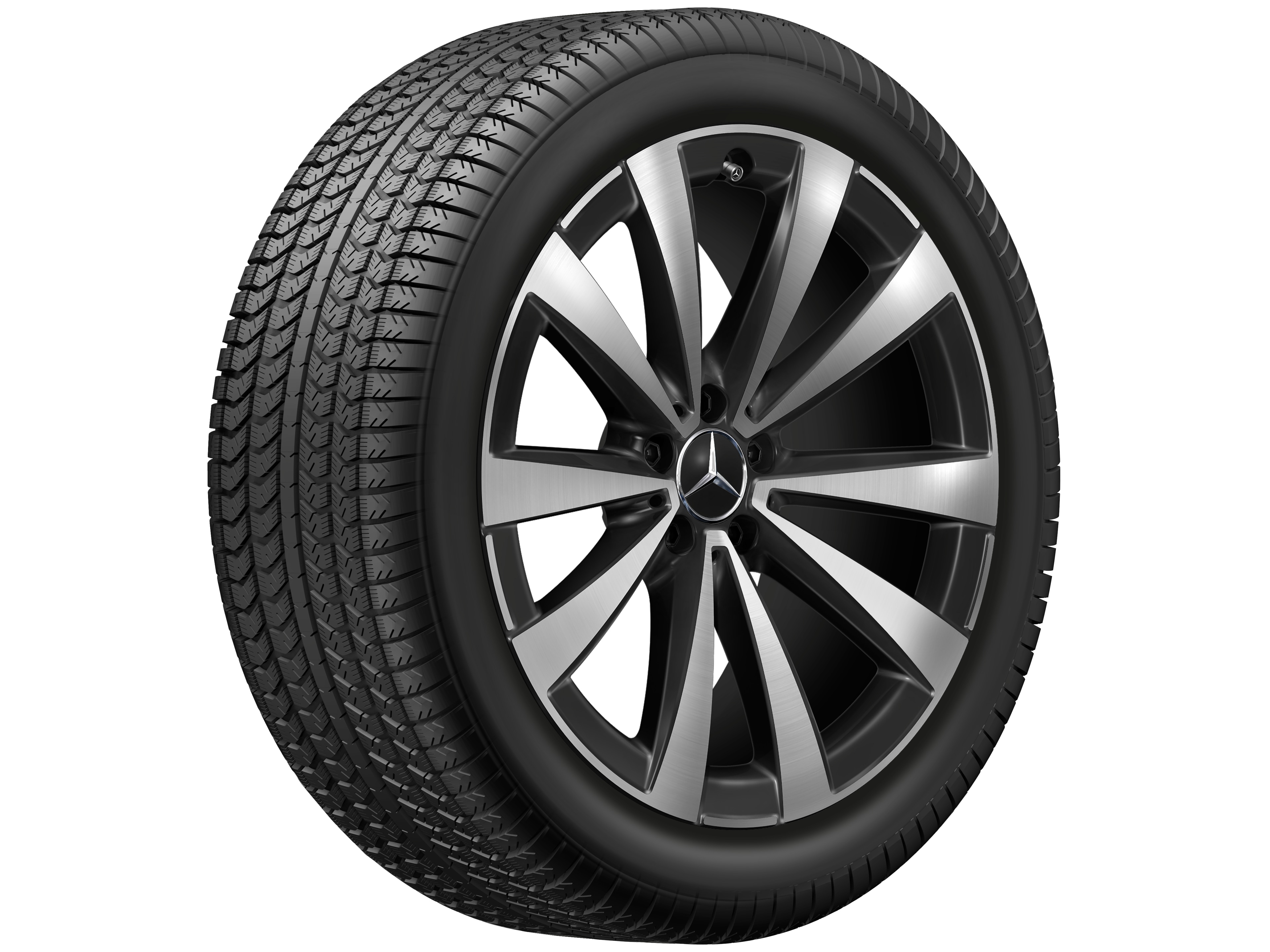 5-twin-spoke wheel, Aero, 50.8 cm (20-inch), High-sheen finish - 8,5 J x 20 ET 33, black, high-sheen