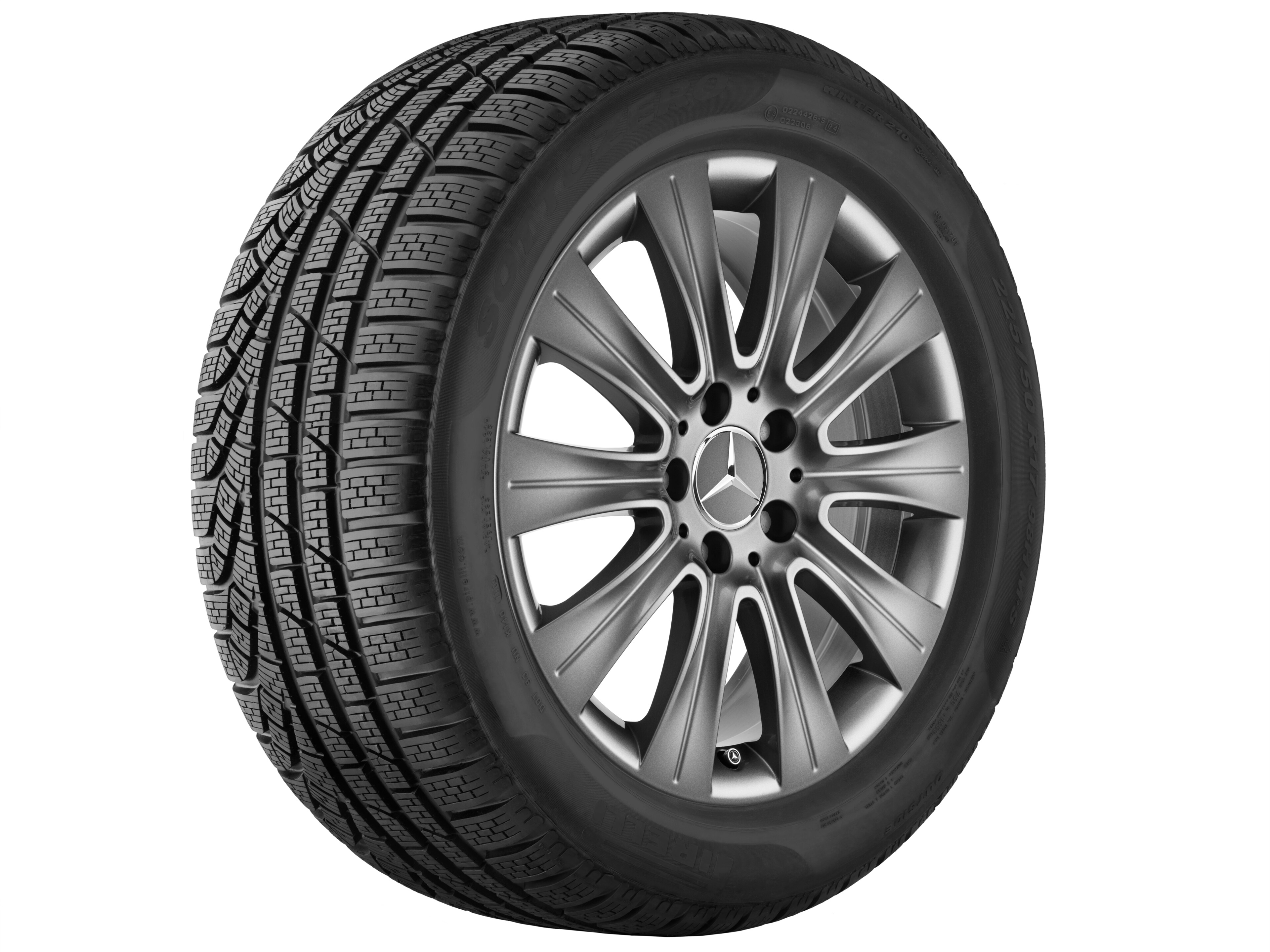10-spoke wheel, 43.2 cm (17-inch) - 7,5 J x 17 ET 45, himalaya grey, painted