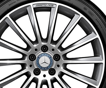 AMG multi-spoke wheel, 48.3 cm (19-inch) - 9,5 J x 19 ET 48, titanium grey, high-sheen