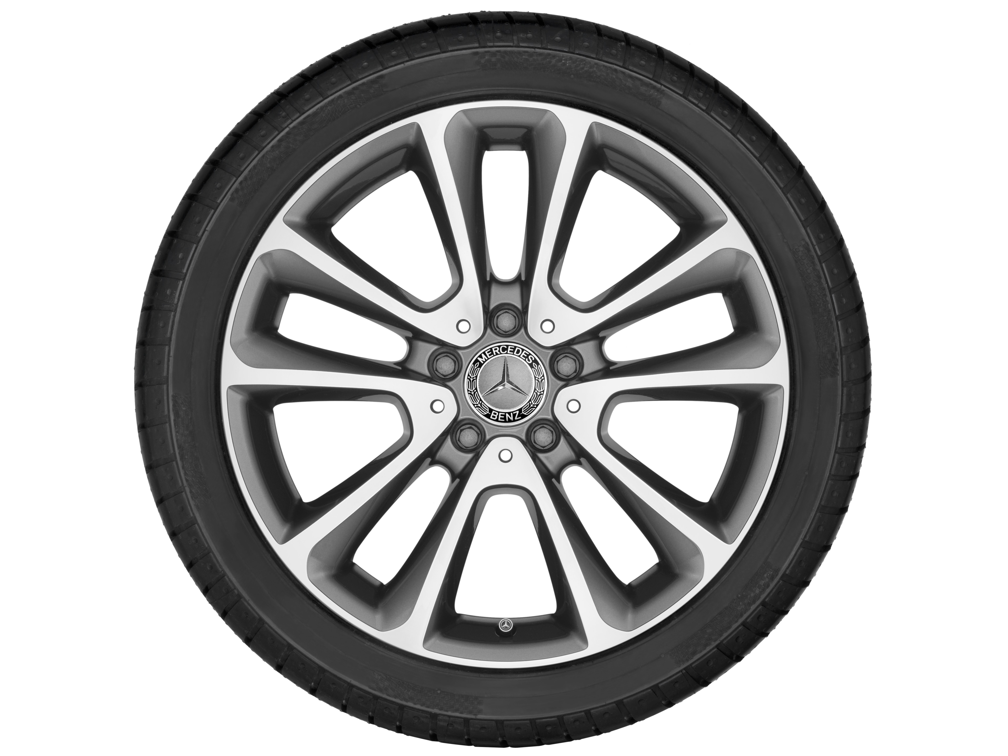 5-twin-spoke wheel, 45.7 cm (18-inch) - 9 J x 18 ET 53, tremolite metallic, high-sheen