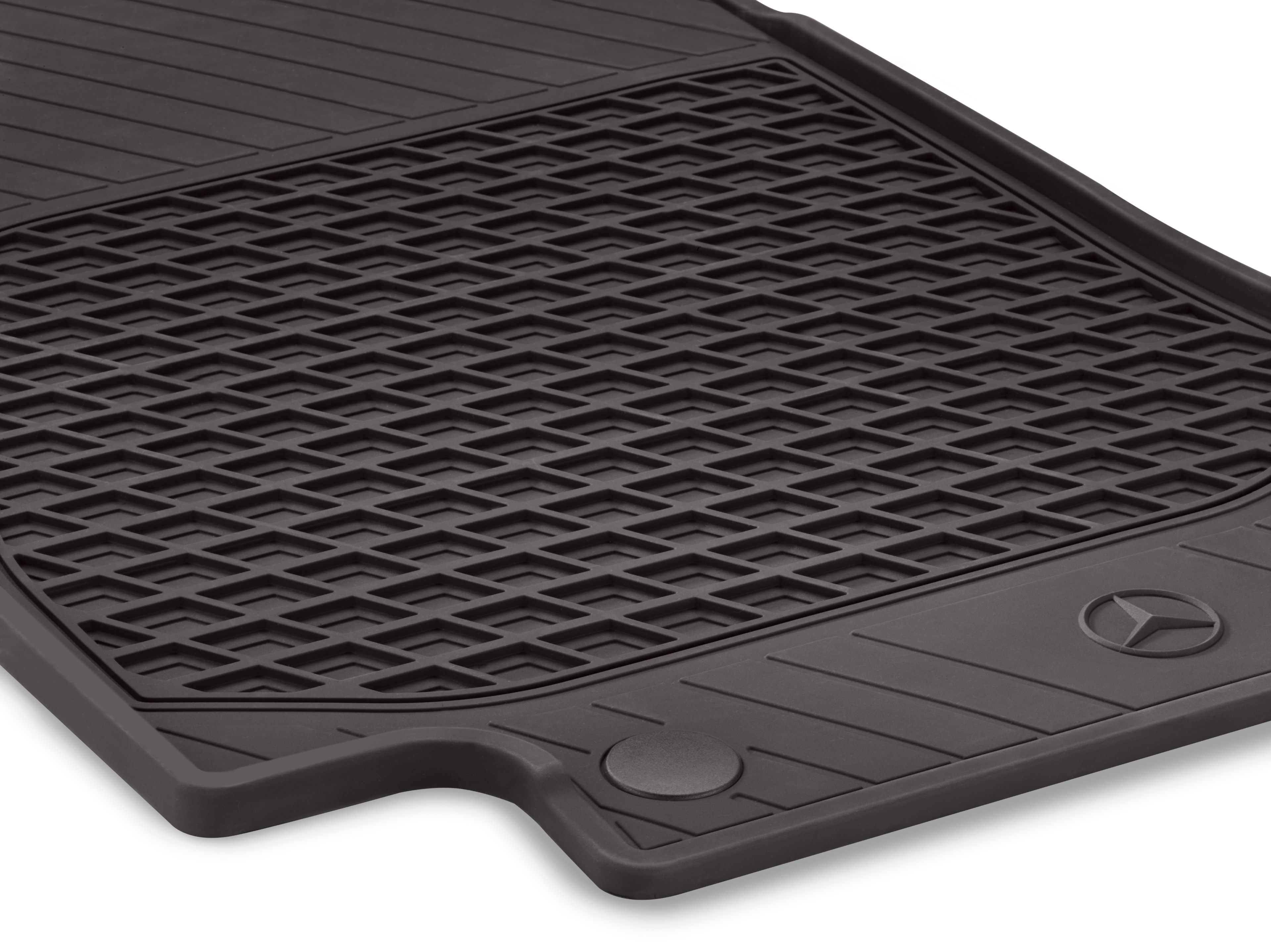 All-season floor mats CLASSIC, Driver/front passenger's mat, Set of 2 - RHD, espresso brown