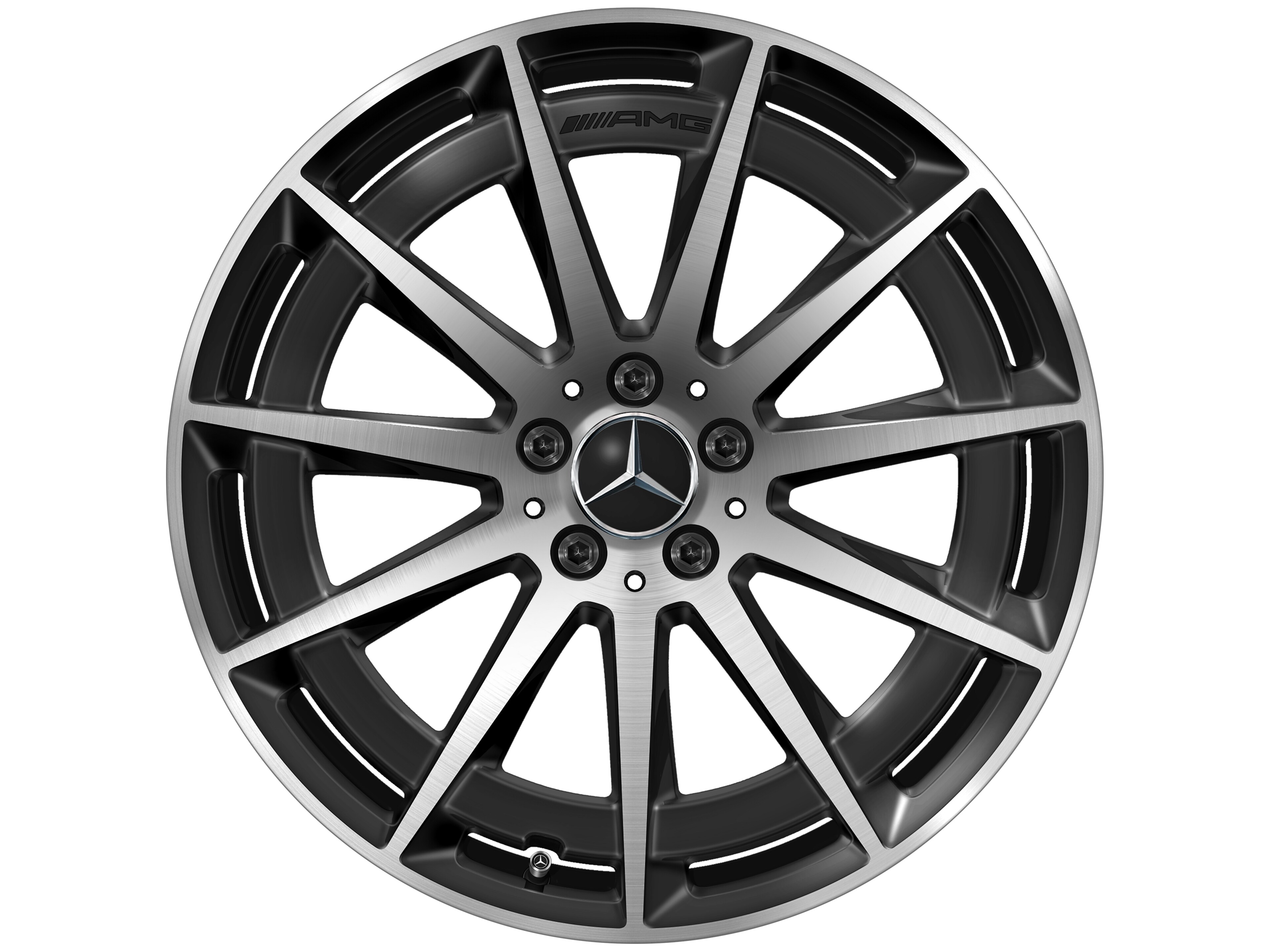 AMG multi-spoke wheel, 50.8 cm (20-inch) - 7,5 J x 20 ET 32, black, high-sheen