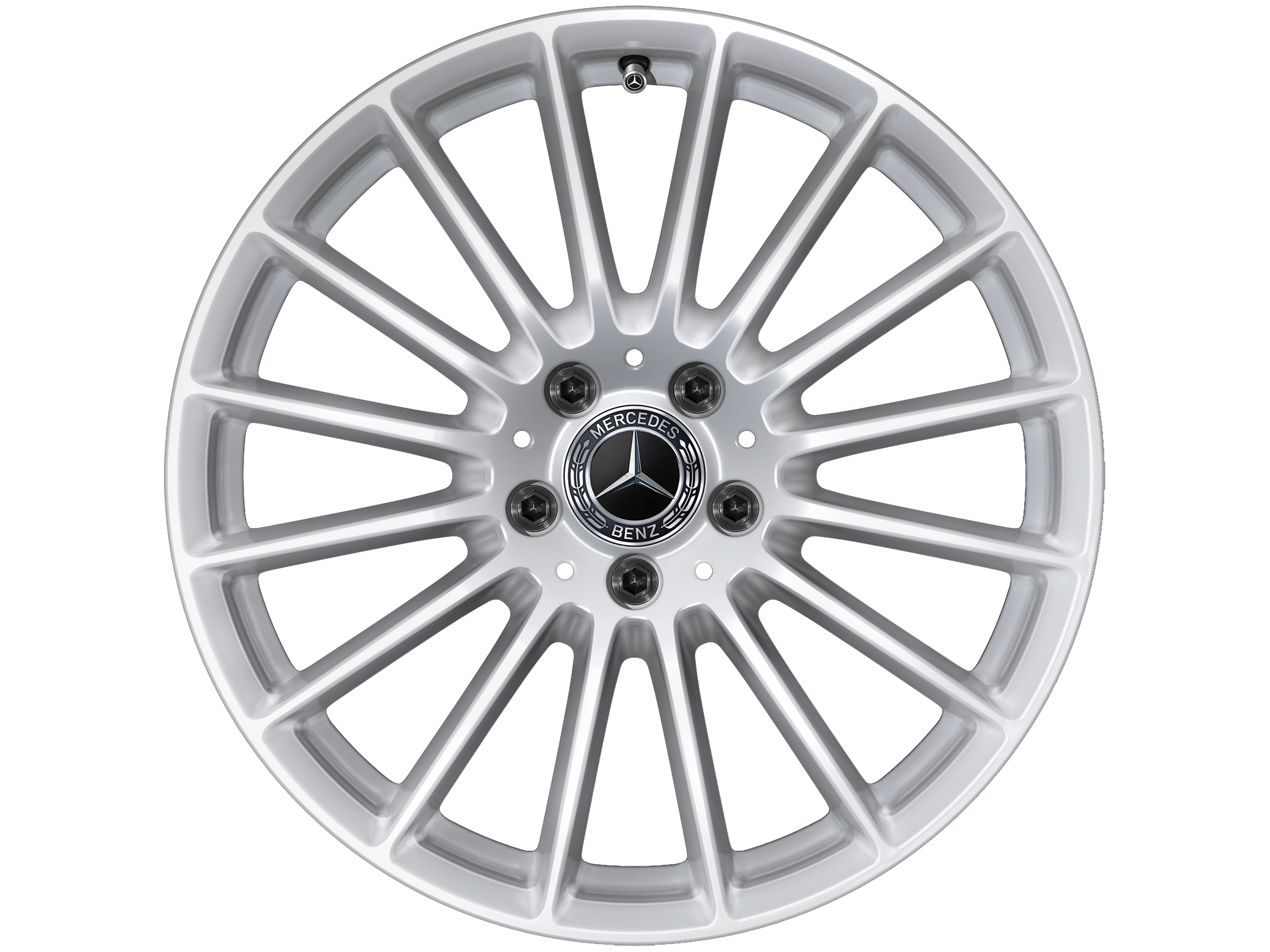 Multi-spoke wheel, 43.2 cm (17-inch), passenger car