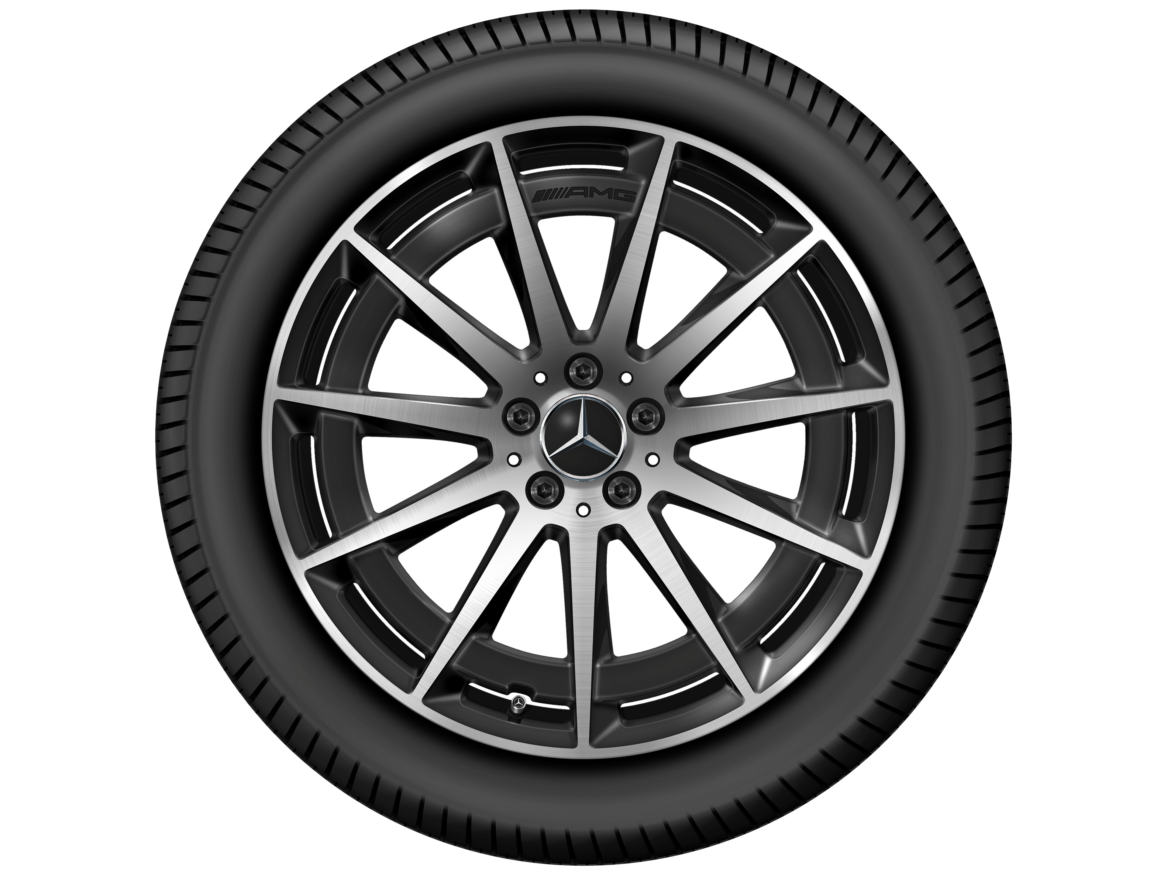 AMG multi-spoke wheel, 50.8 cm (20-inch) - 8,5 J x 20 ET 30, black, high-sheen