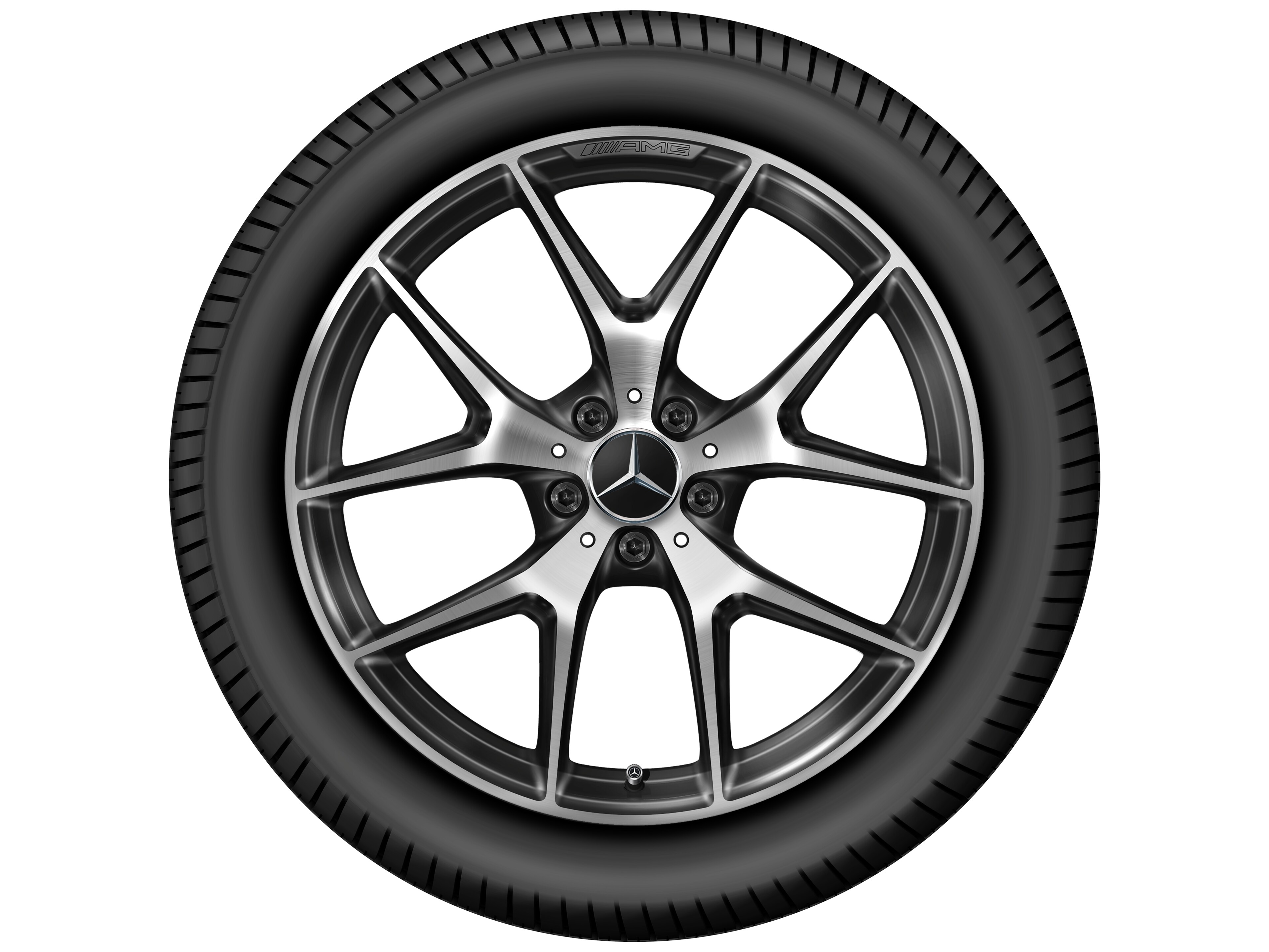 AMG cross-spoke wheel, 50.8 cm (20-inch) - 8,5 J x 20 ET 40, black, high-sheen