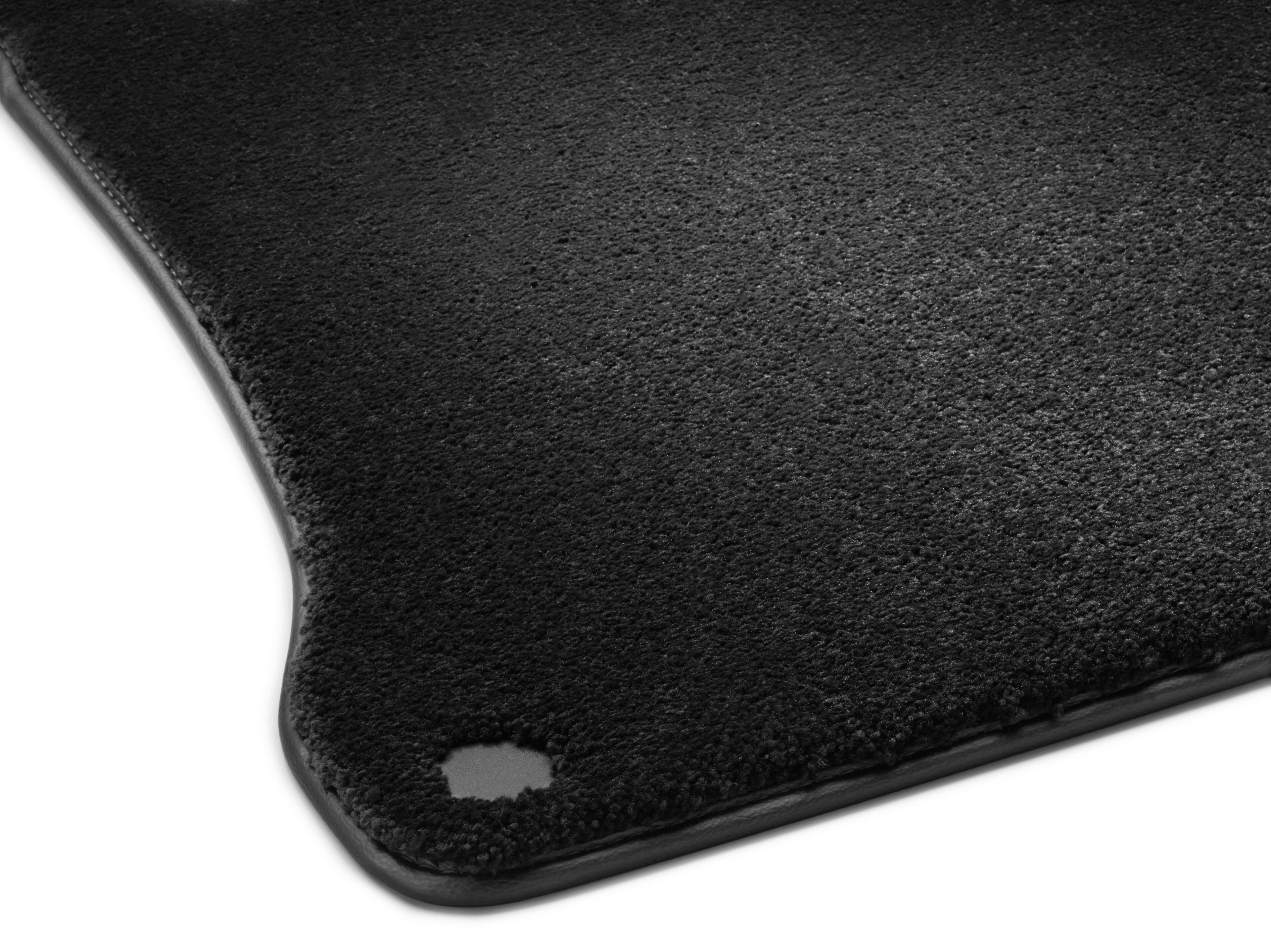 Velour floor mats EXCLUSIVE, Set, Set of 4 - RHD, black