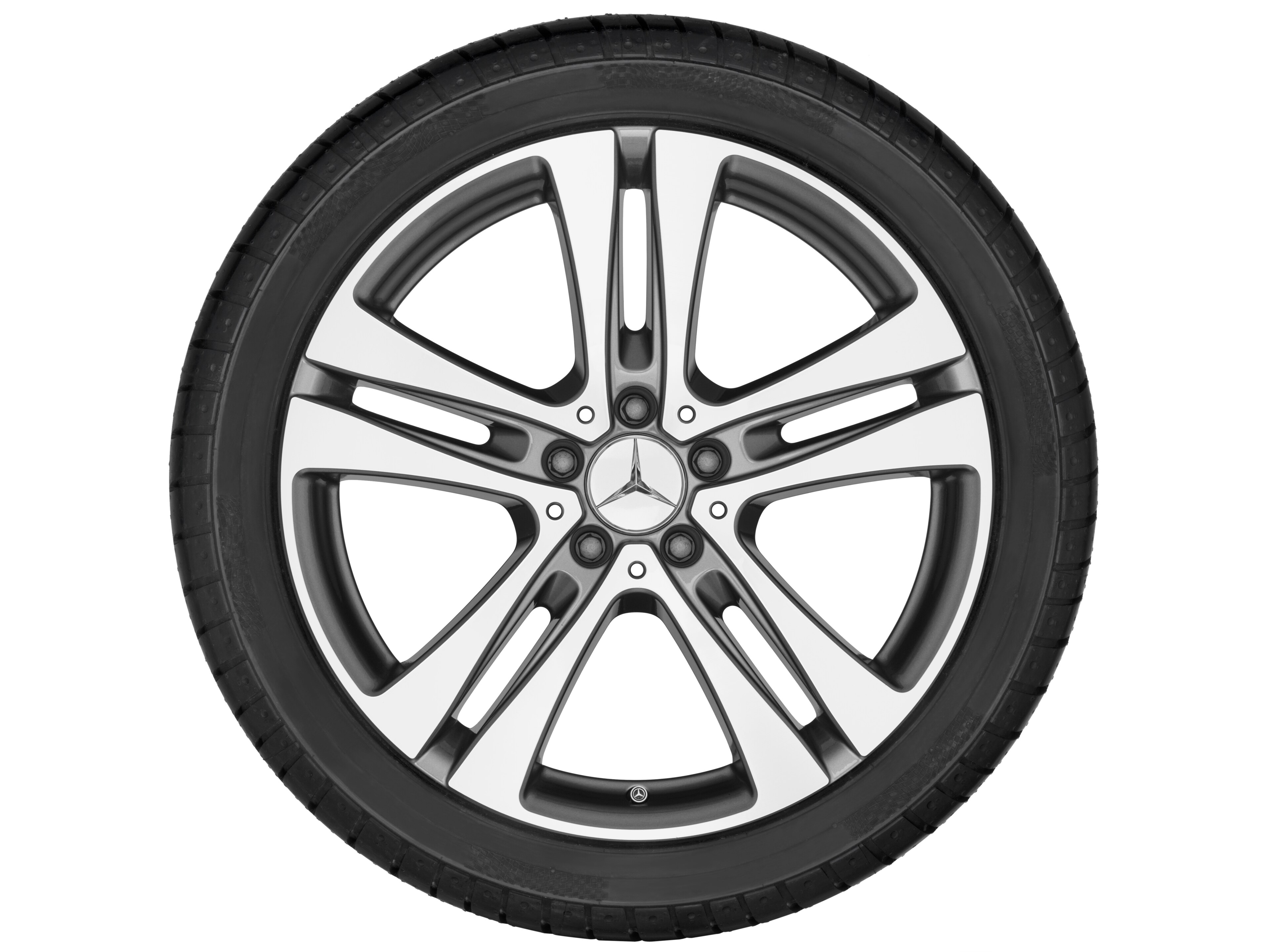 5-twin-spoke wheel, 48.3 cm (19-inch), High-sheen finish - 8,5 J x 19 ET 56,5, himalaya grey, high-sheen
