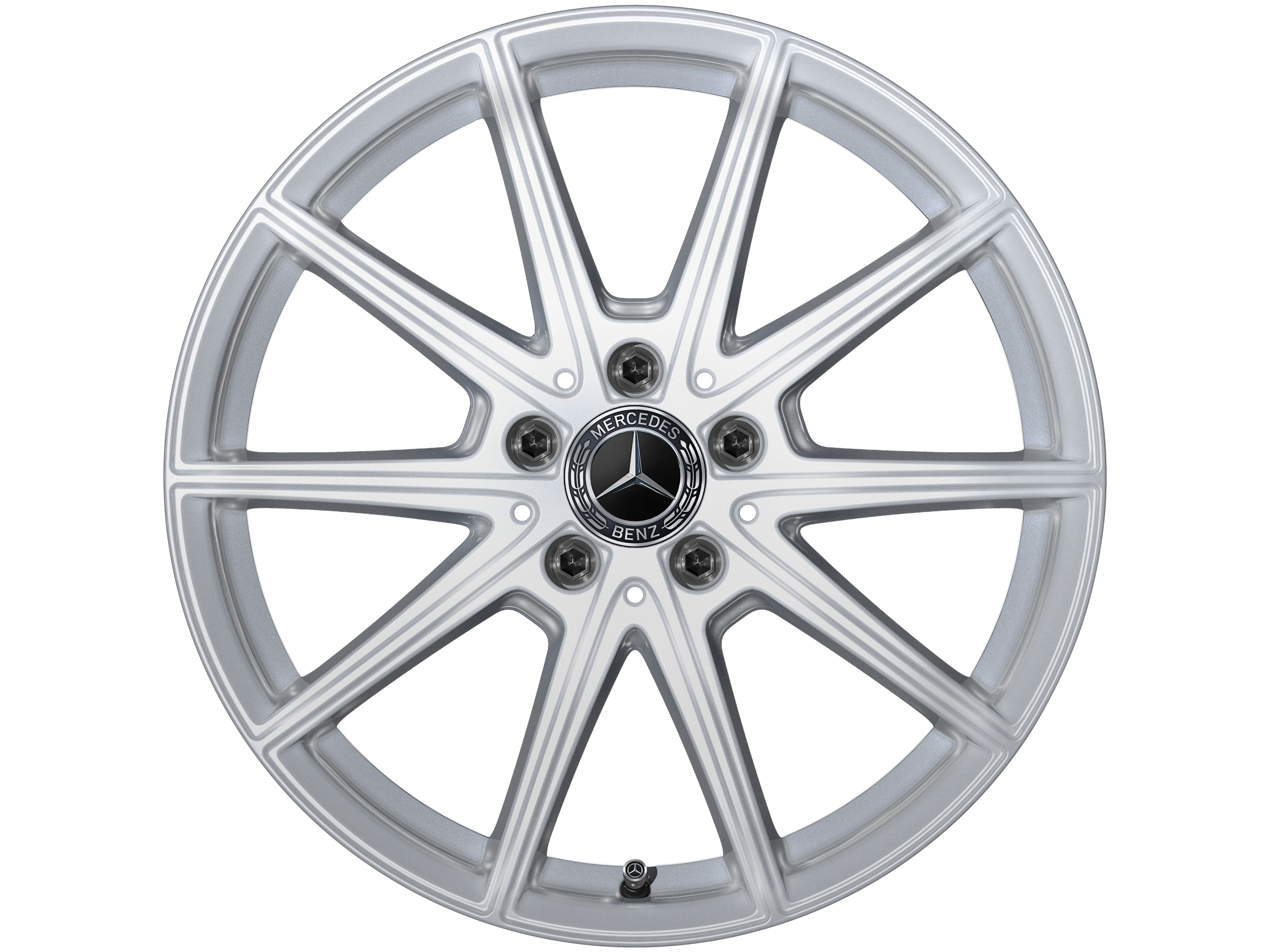 5-twin-spoke wheel, 45.7 cm (18-inch) - 7,5 J x 18 ET 52,5, vanadium silver, painted