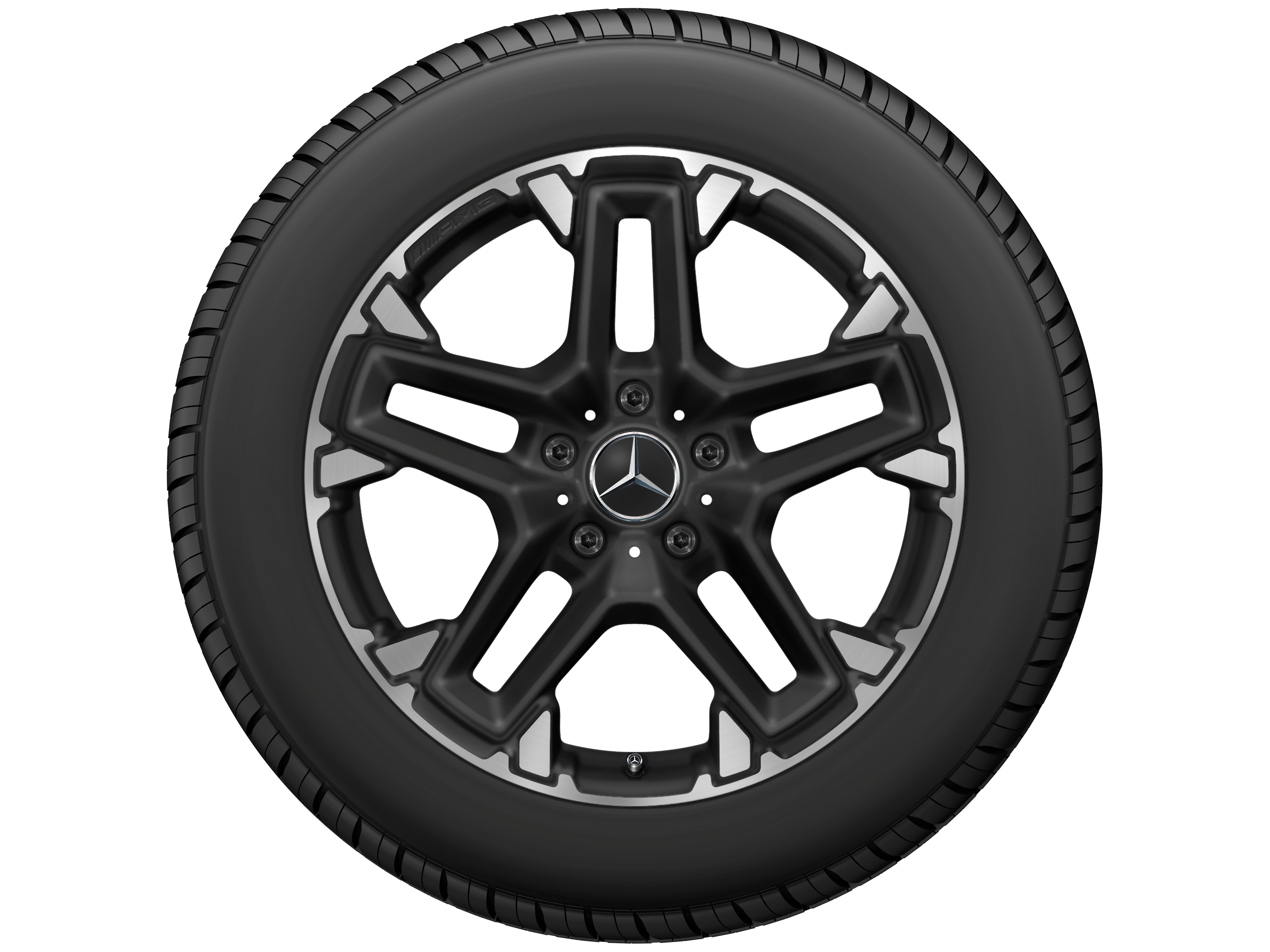 AMG cross-spoke wheel, 50.8 cm (20-inch), High-sheen rim flange - 9,5 J x 20 ET 35, matt black