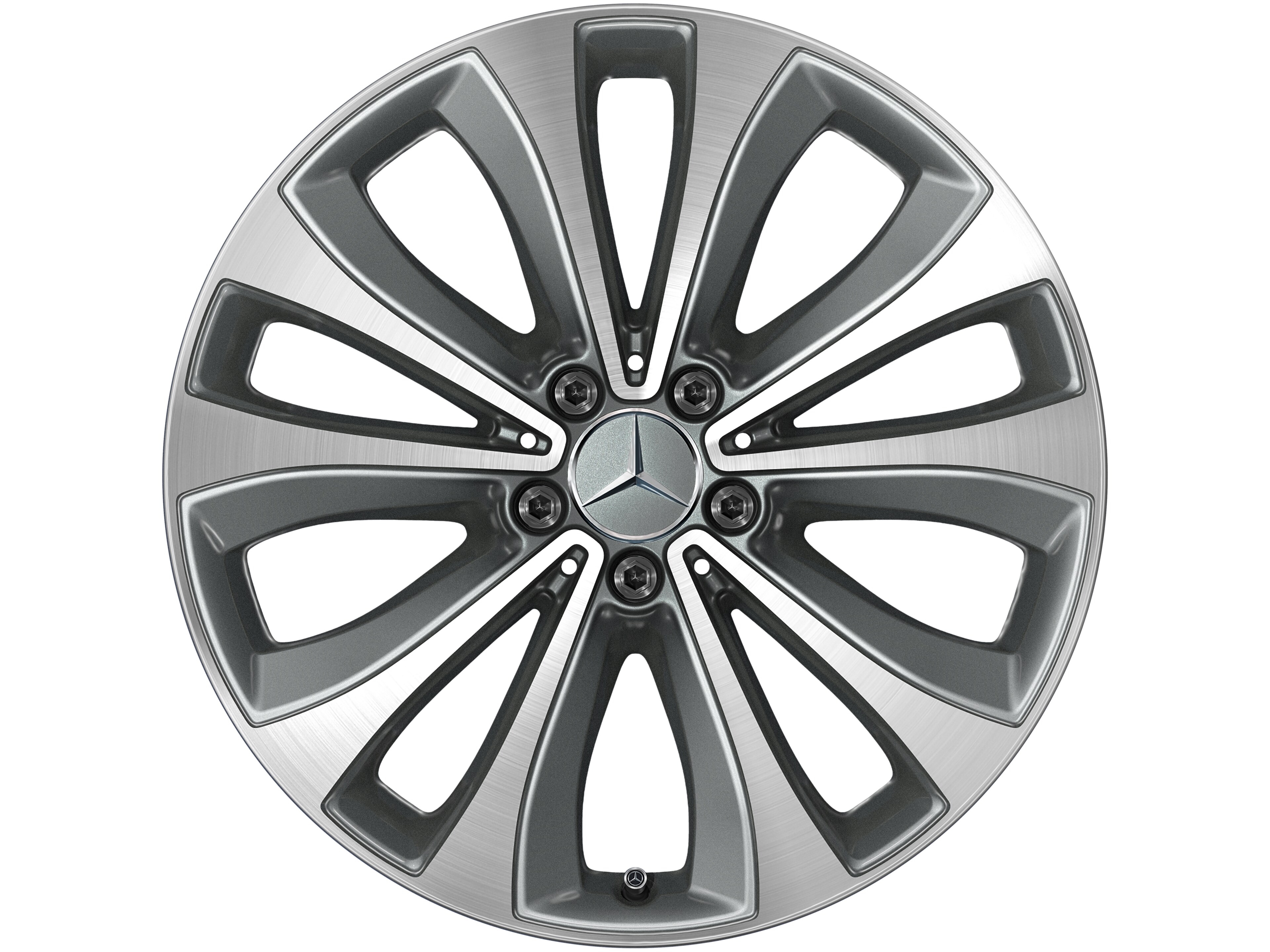 5-twin-spoke wheel, 48.3 cm (19-inch), High-sheen finish - 8 J x 19 ET 61, himalaya grey, high-sheen