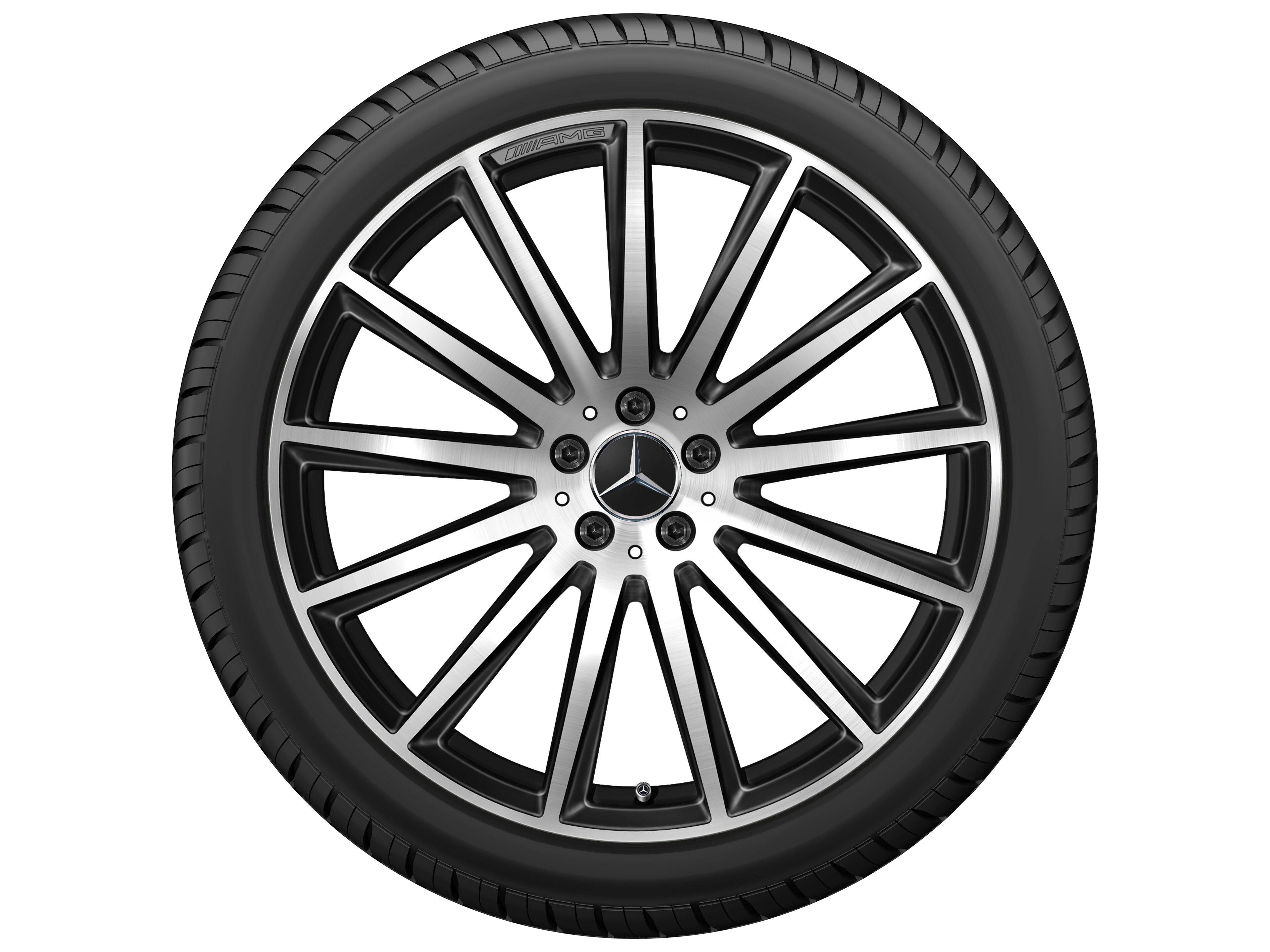AMG multi-spoke wheel, 55.9 cm (22-inch) - 11,5 J x 22 ET 47, black