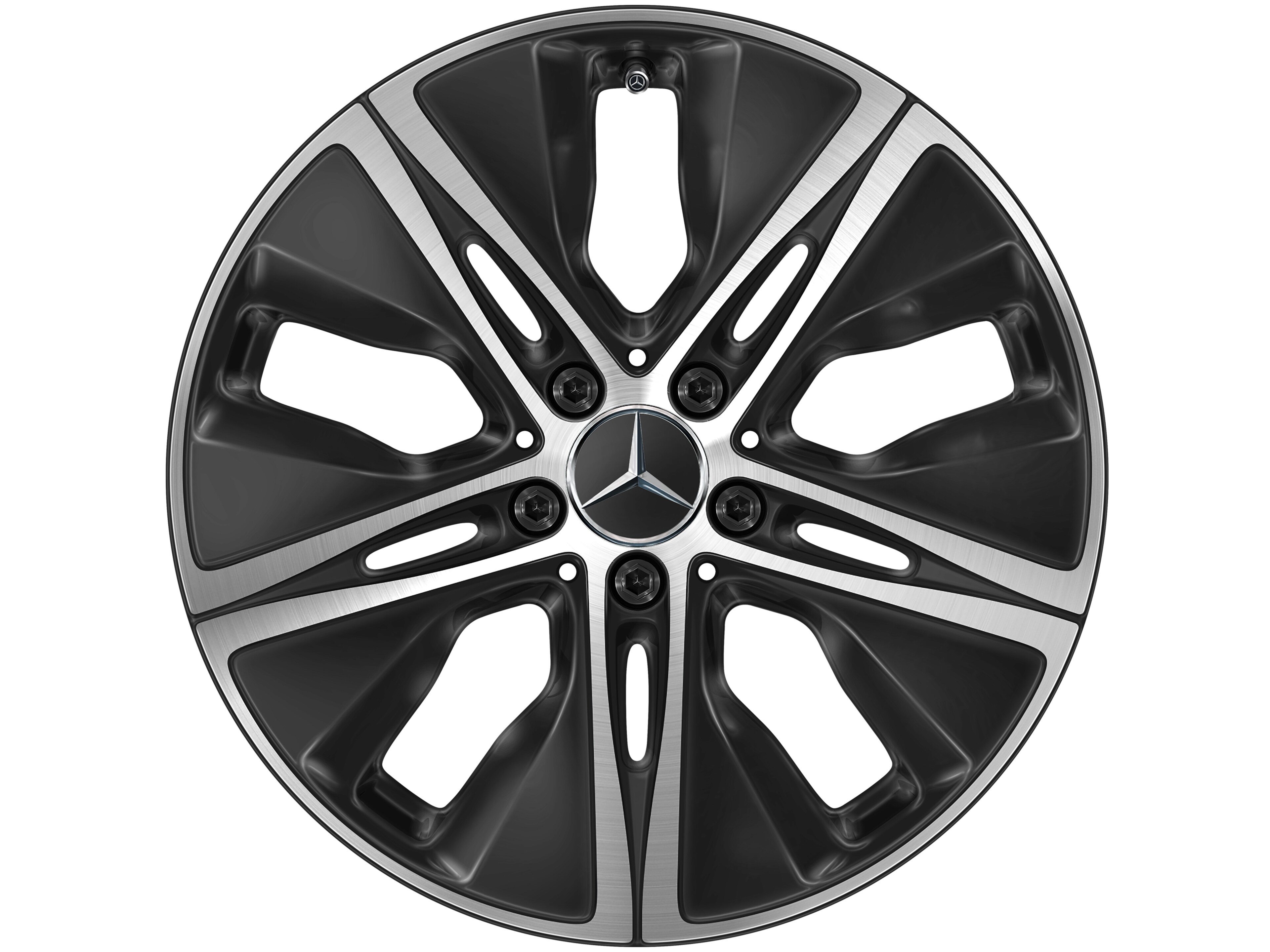 5-hole wheel, 45.7 cm (18-inch) - 8,5 J x 18 ET 56, black, high-sheen