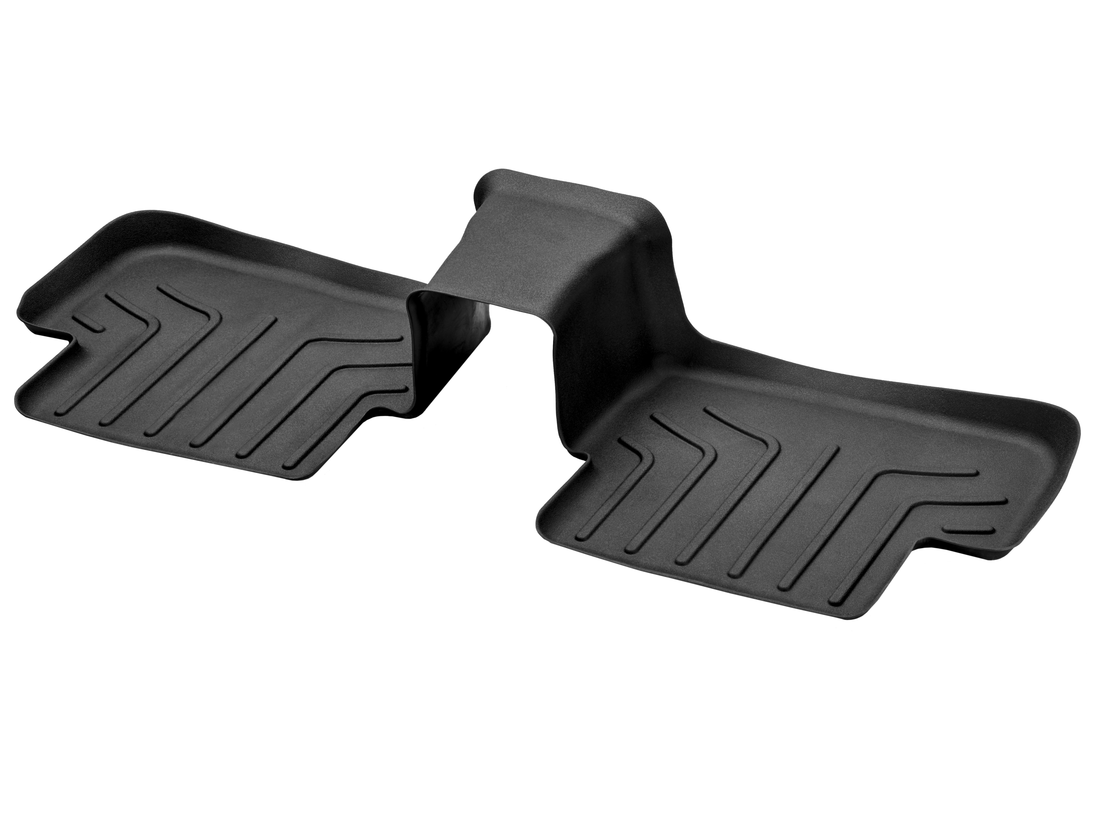Floor mat trays CLASSIC, Rear, Set of 1 - LHD/RHD, black