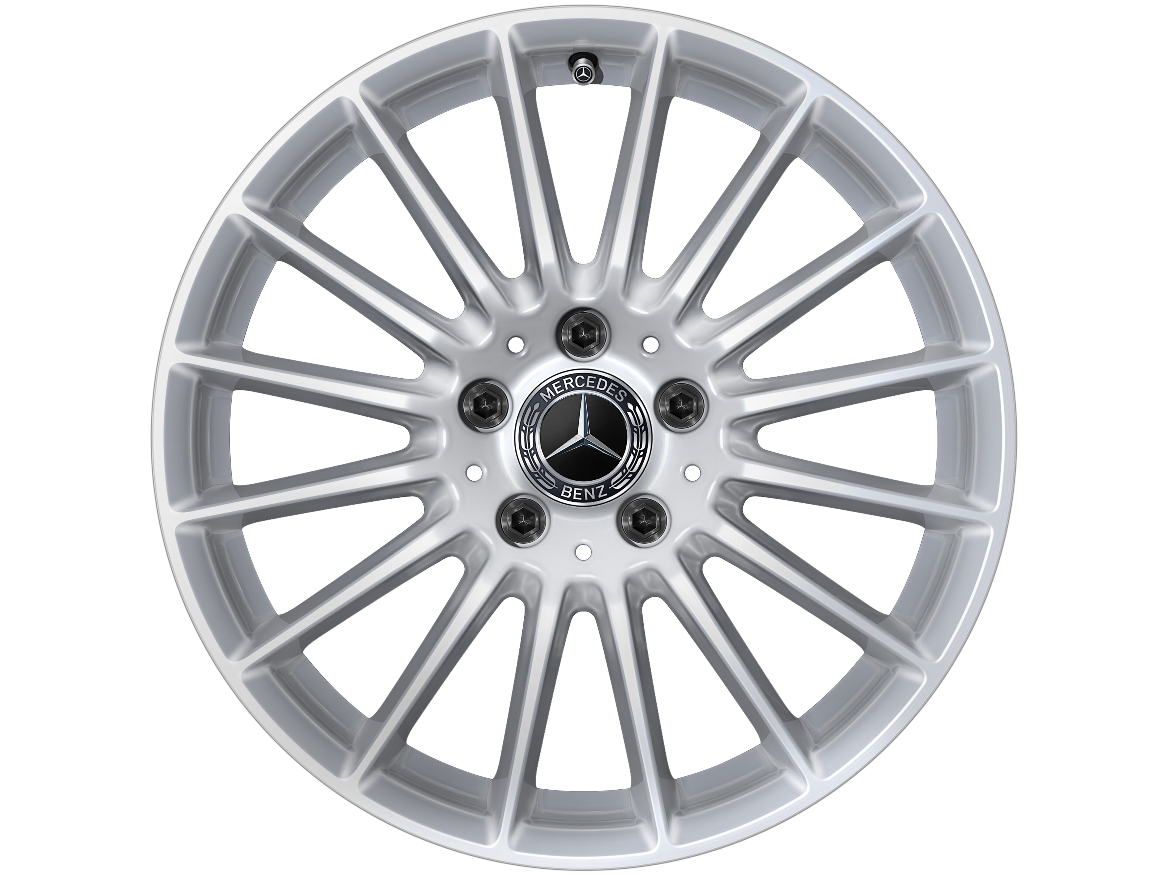 Multi-spoke wheel, 43.2 cm (17-inch) - 7,5 J x 17 ET 40, vanadium silver, painted