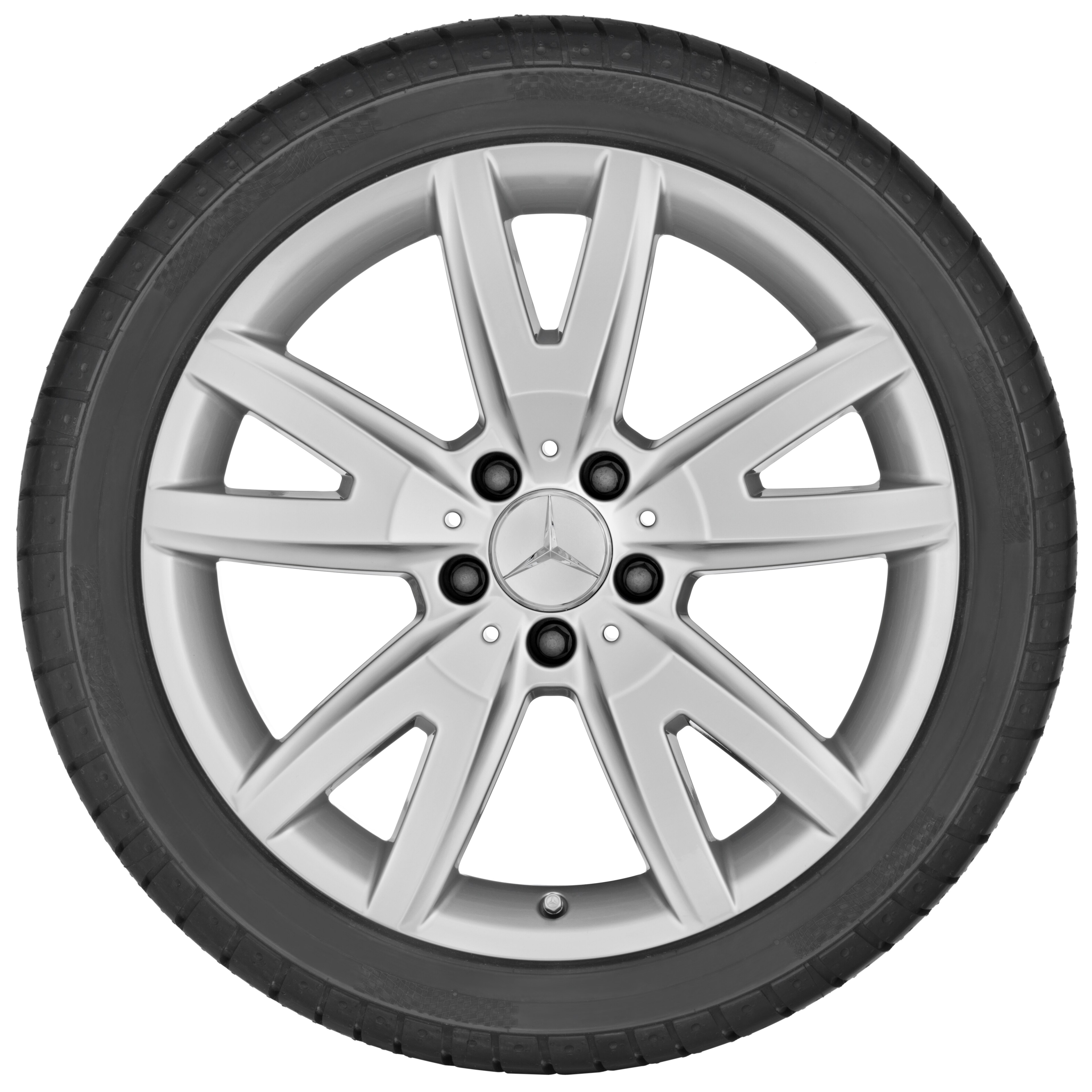 5-twin-spoke wheel, 45.7 cm (18-inch) - 9,5 J x 18 ET 48, titanium silver