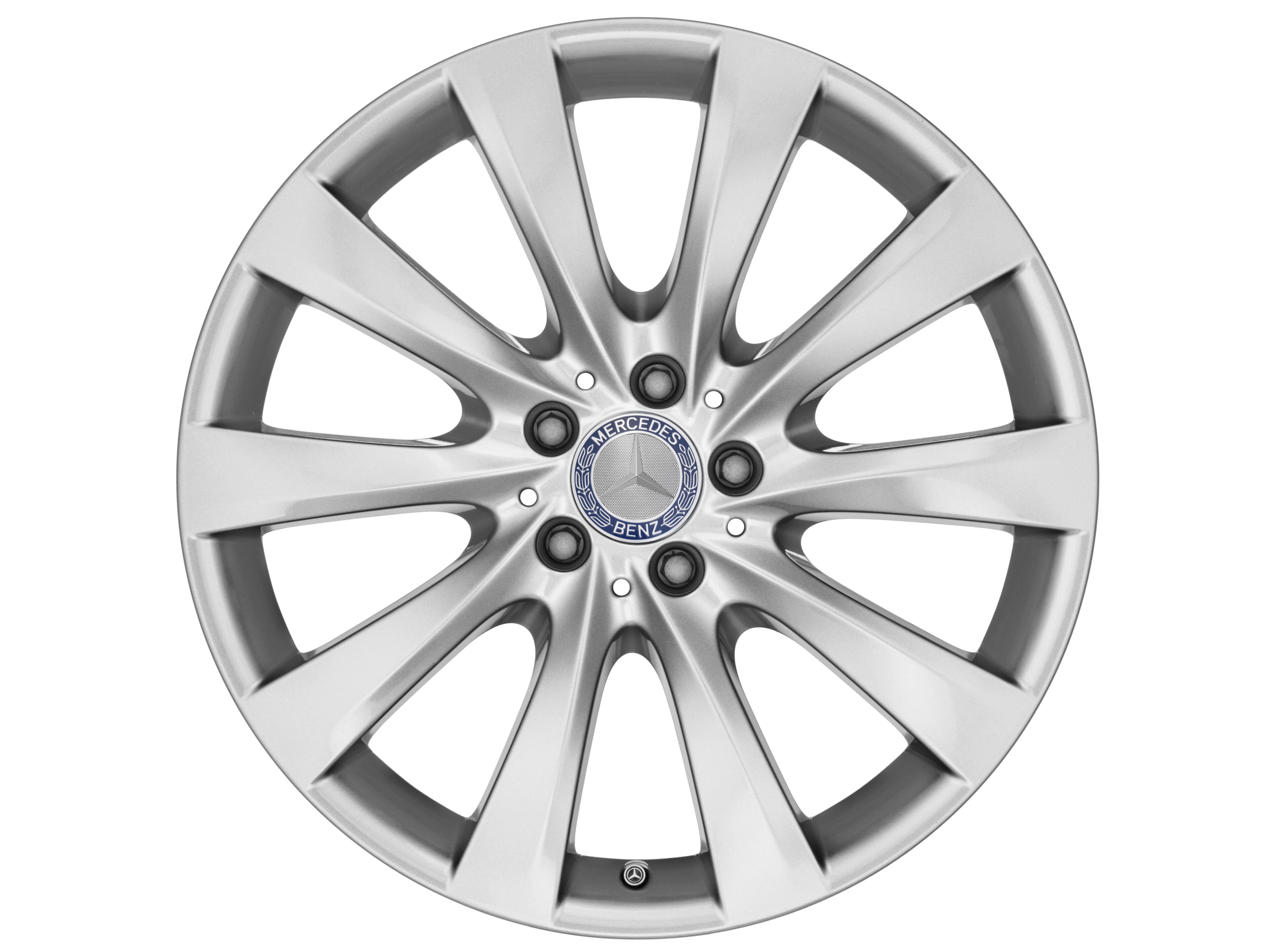 10-spoke wheel, 48.3 cm (19-inch) - 8,5 J x 19 ET 56,5, vanadium silver, painted