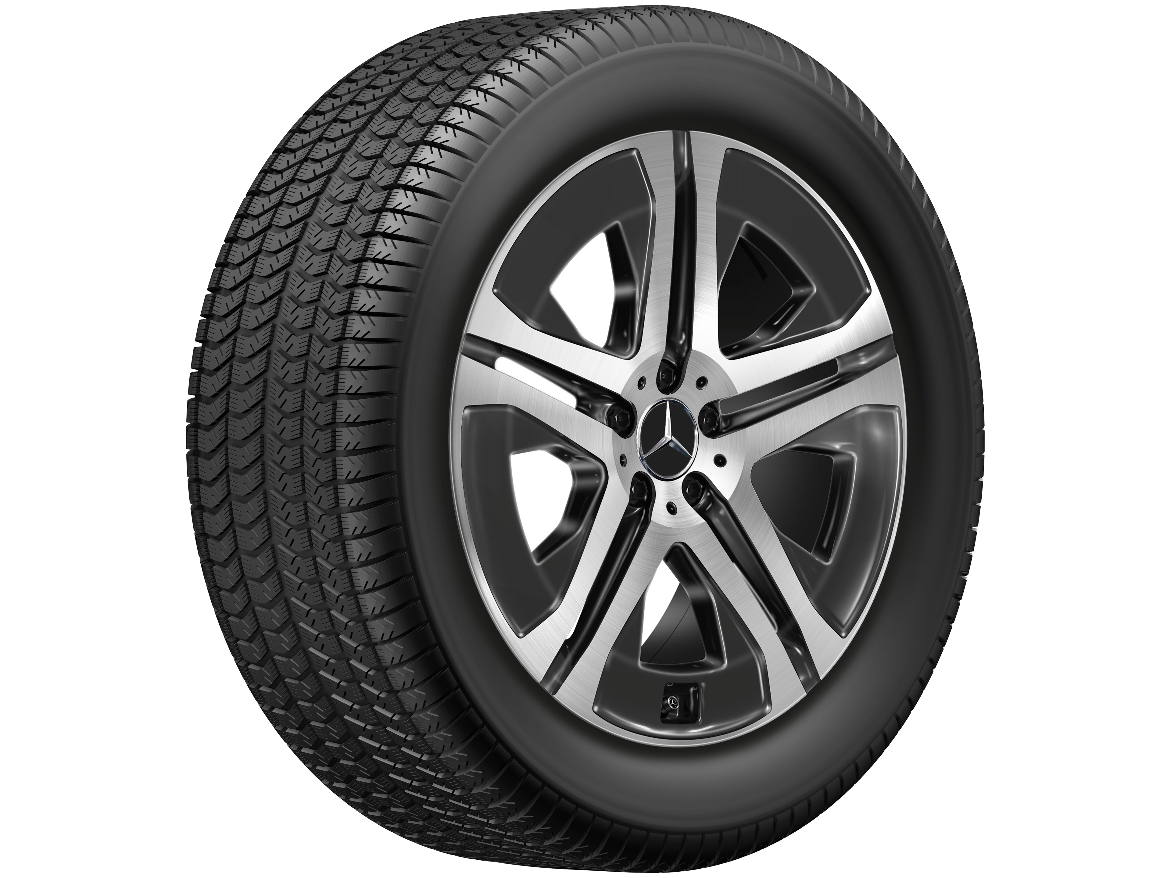 5-twin-spoke wheel, 50.8 cm (20-inch), High-sheen finish - 8,5 J x 20 ET 62,5, black, high-sheen