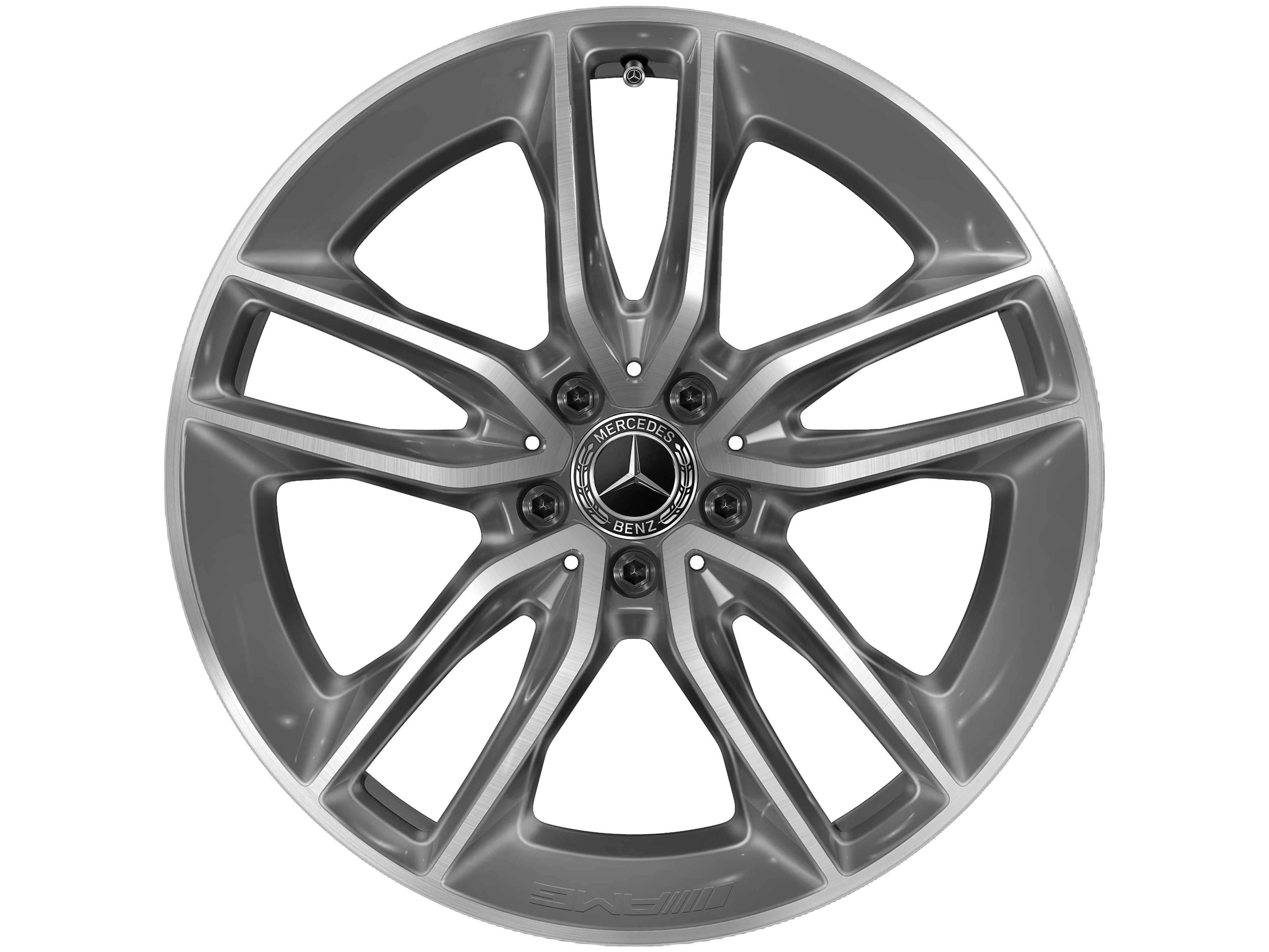 AMG 5-twin-spoke wheel, 50.8 cm (20-inch) - 9 J x 20 ET 28, tremolite metallic, high-sheen