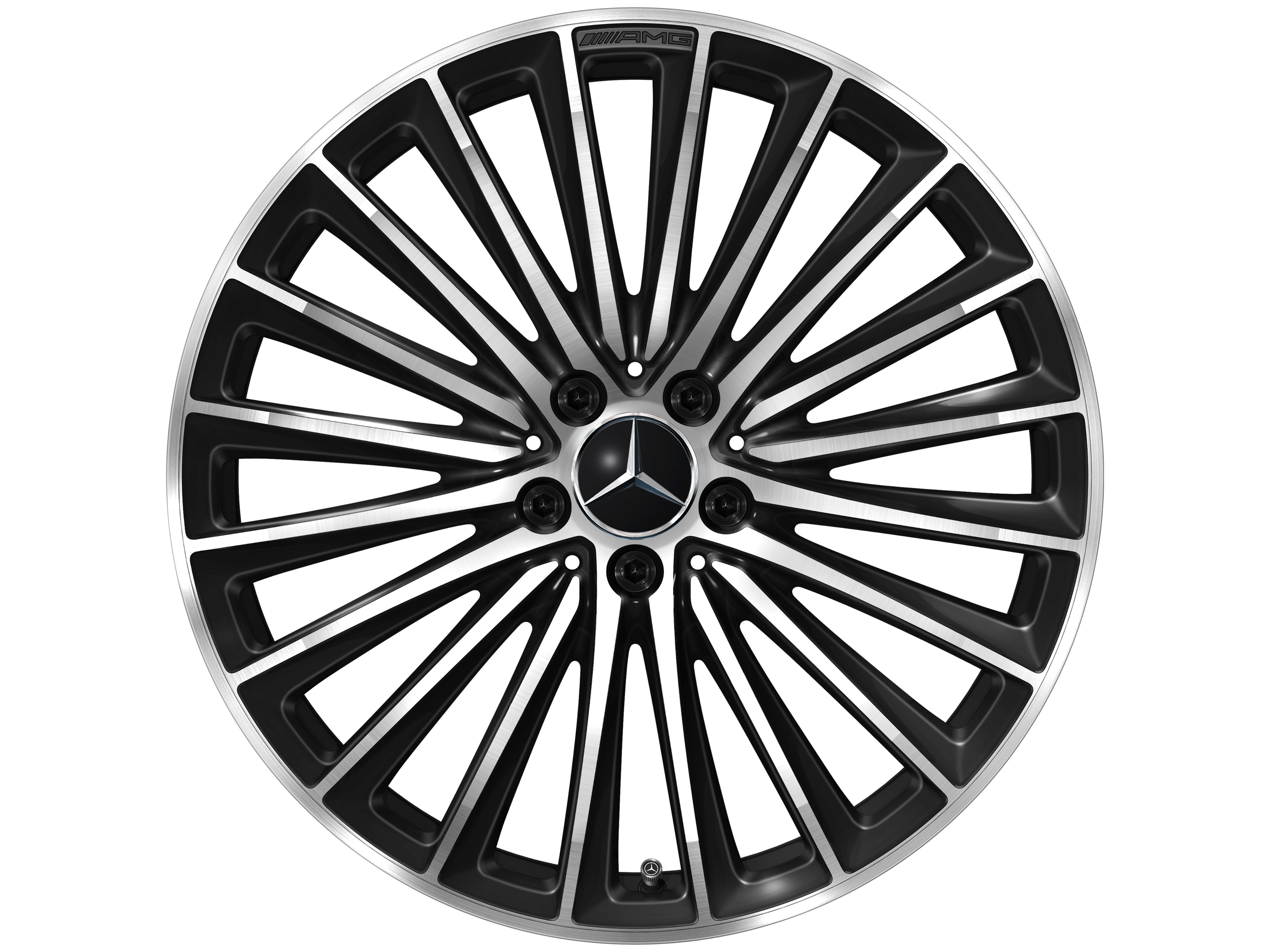 AMG multi-spoke wheel, 50.8 cm (20-inch) - 8,5 J x 20 ET 34,5, black, high-sheen