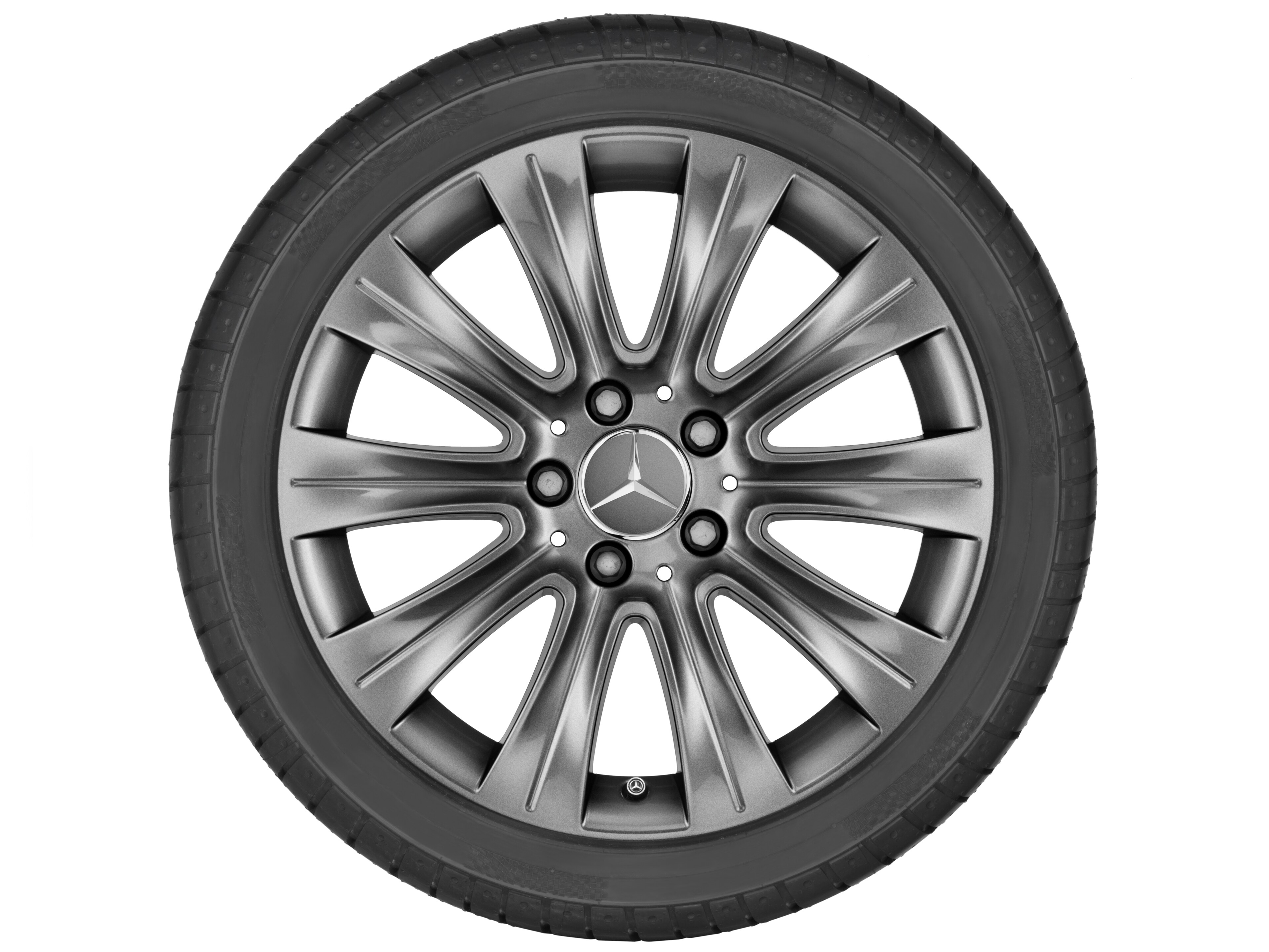 10-spoke wheel, 43.2 cm (17-inch) - 7,5 J x 17 ET 45, himalaya grey, painted