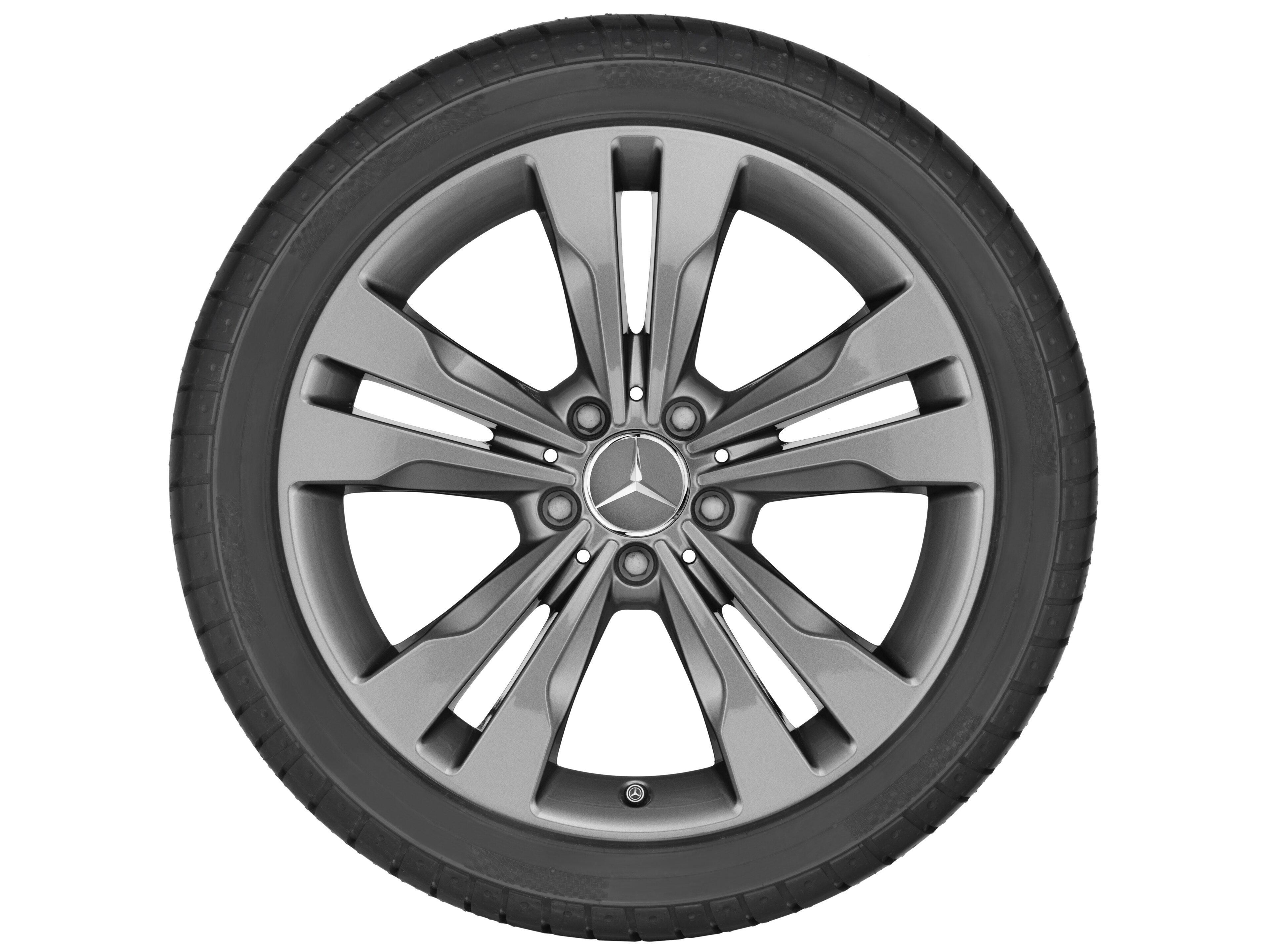 5-twin-spoke wheel, 45.7 cm (18-inch) - 7,5 J x 18 ET 52, himalaya grey, painted