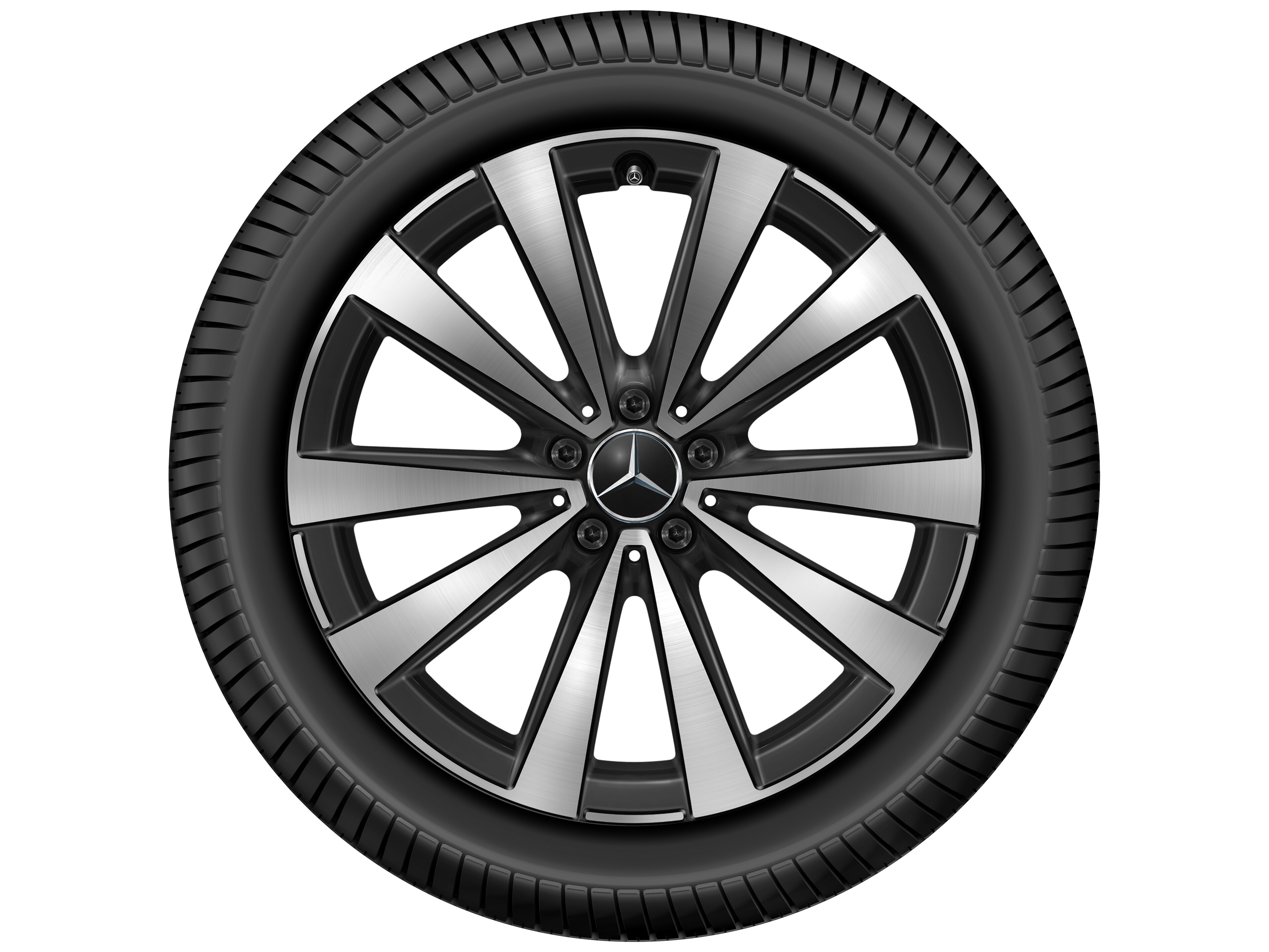 5-twin-spoke wheel, Aero, 50.8 cm (20-inch), High-sheen finish - 8,5 J x 20 ET 33, black, high-sheen