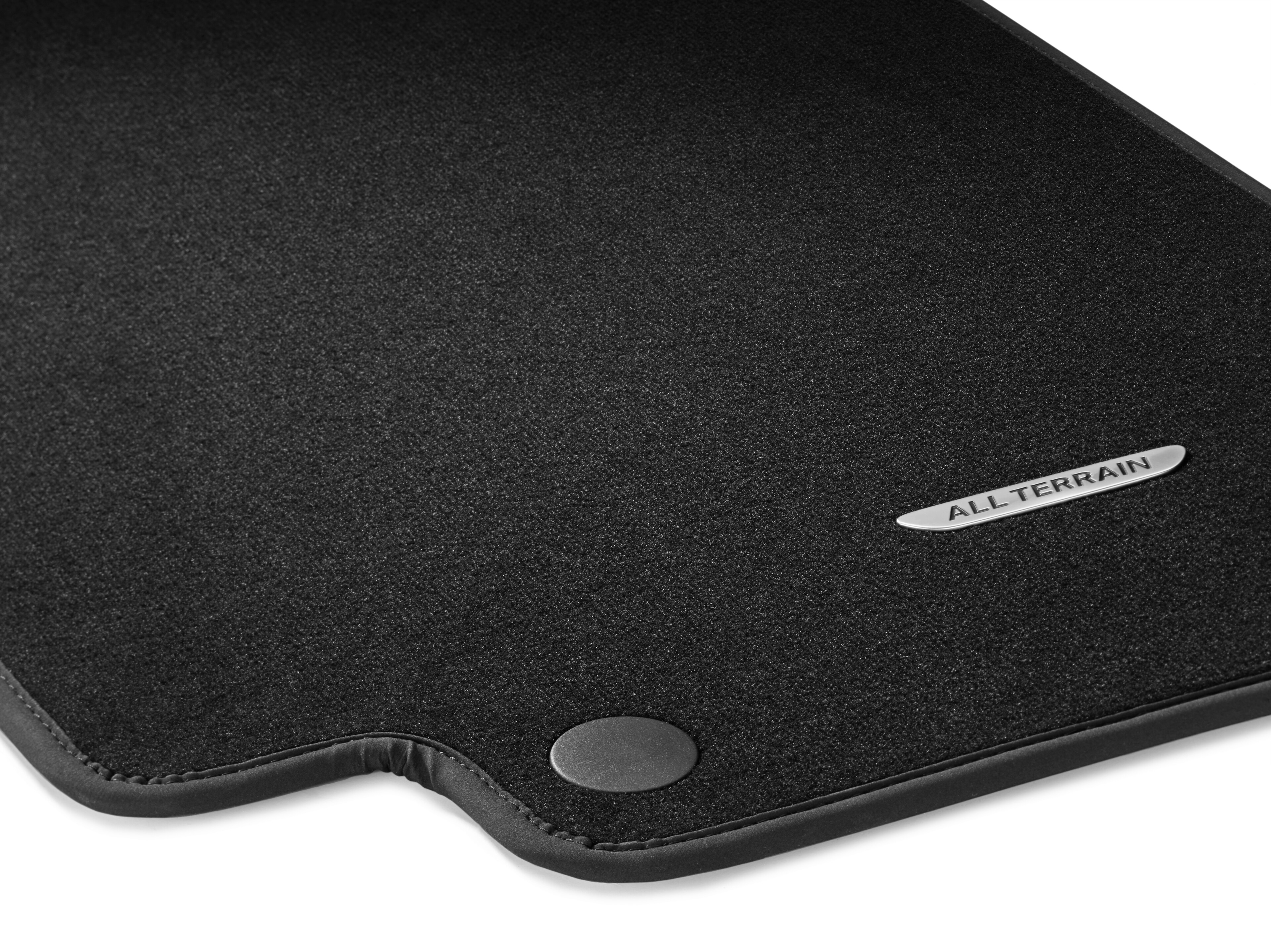 Velour floor mats CLASSIC, Set, Set of 4, All-Terrain - RHD, black