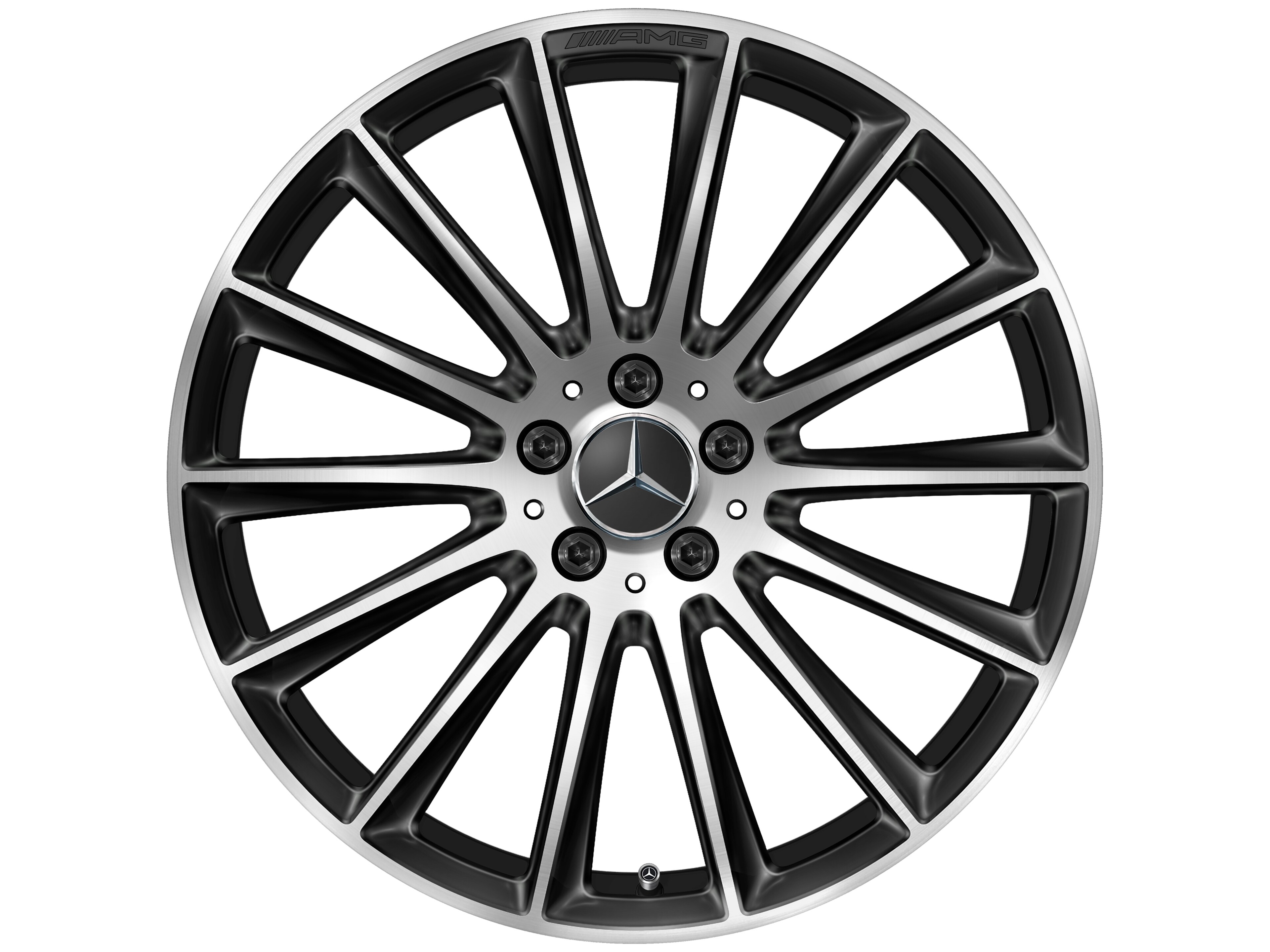 AMG multi-spoke wheel, 50.8 cm (20-inch) - 9 J x 20 ET 34, black, high-sheen