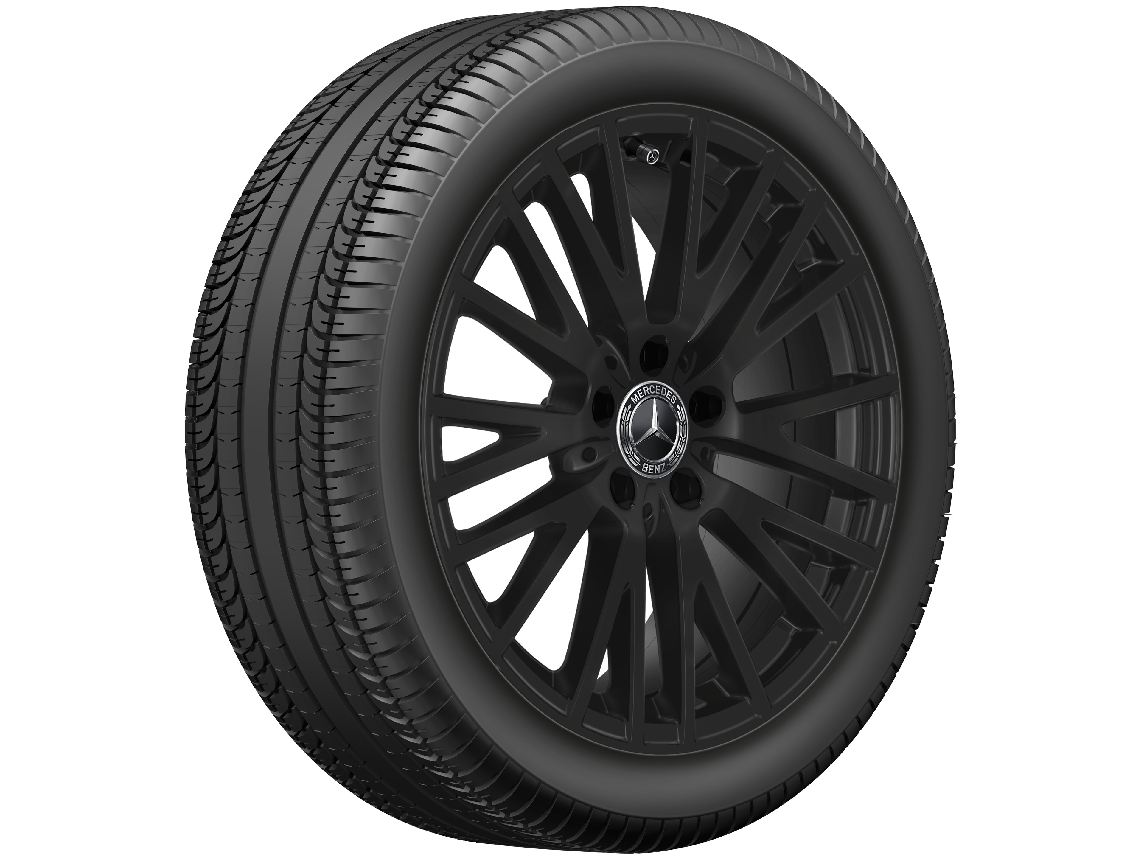 10-twin-spoke wheel, 45.7 cm (18-inch) - 7,5 J x 18 ET 49, black