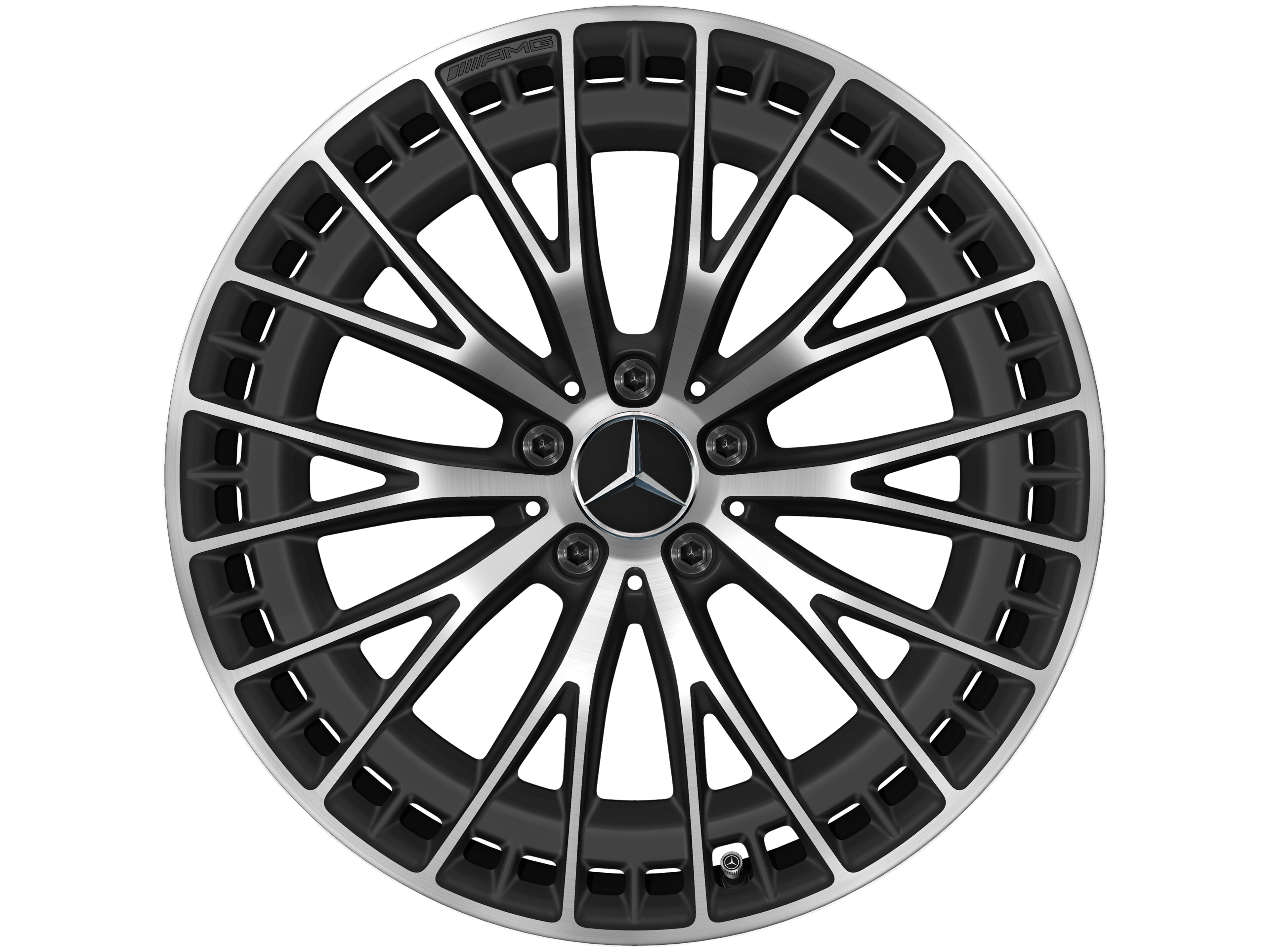 AMG light-alloy wheel, in Y-spoke design, 50.8 cm (20-inch) - 11 J x 20 ET 24, matt black, high-sheen