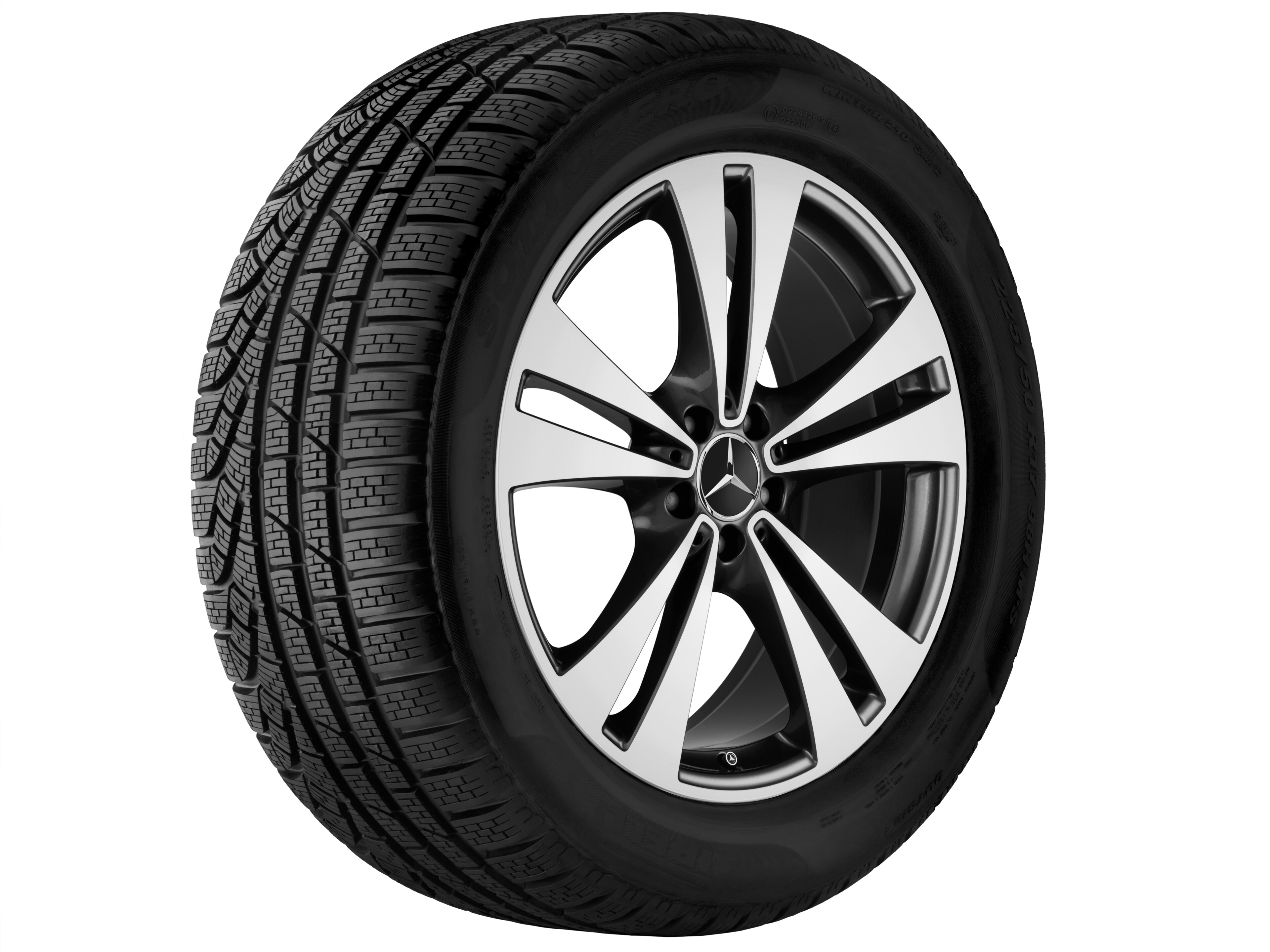5-twin-spoke wheel, 50.8 cm (20-inch), High-sheen finish - 8,5 J x 20 ET 40, tremolite metallic, high-sheen