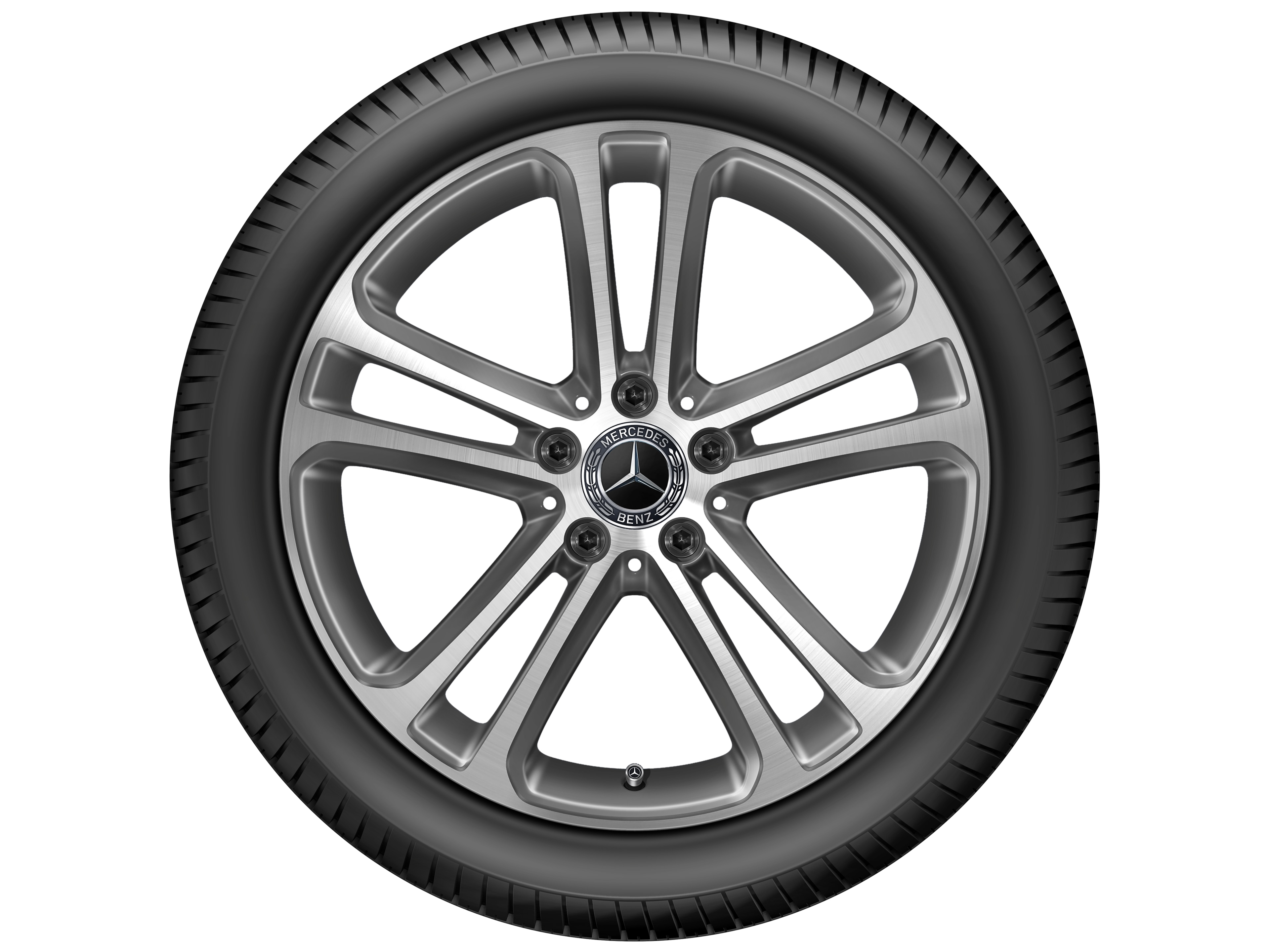 5-twin-spoke wheel, 45.7 cm (18-inch), High-sheen finish - 8,5 J x 18 ET 52, tremolite metallic, high-sheen