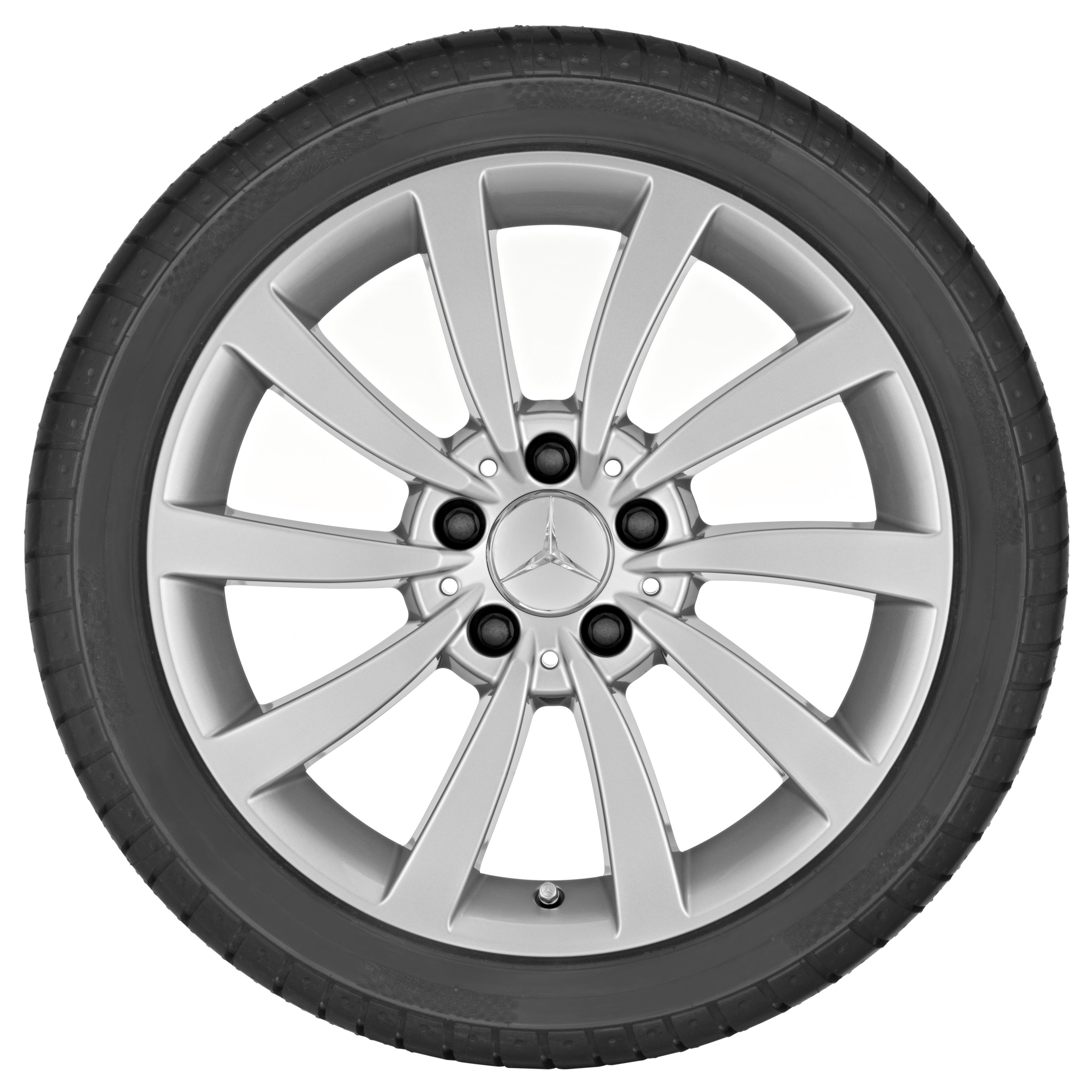10-spoke wheel, 43.2 cm (17-inch) - 8,5 J x 17 ET 34,5, titanium silver