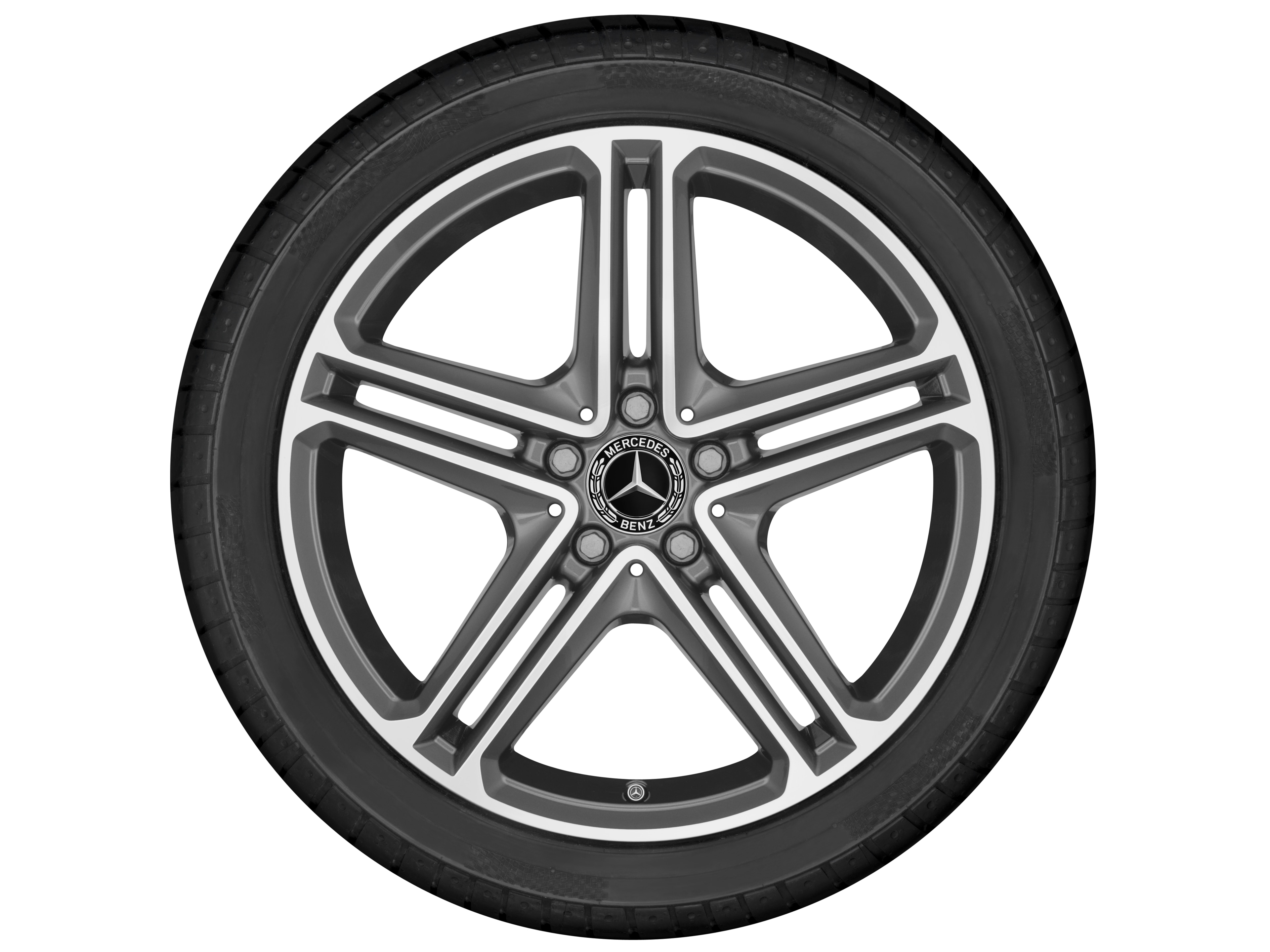 5-twin-spoke wheel, 48.3 cm (19-inch) - 9 J x 19 ET 33, tremolite metallic, high-sheen