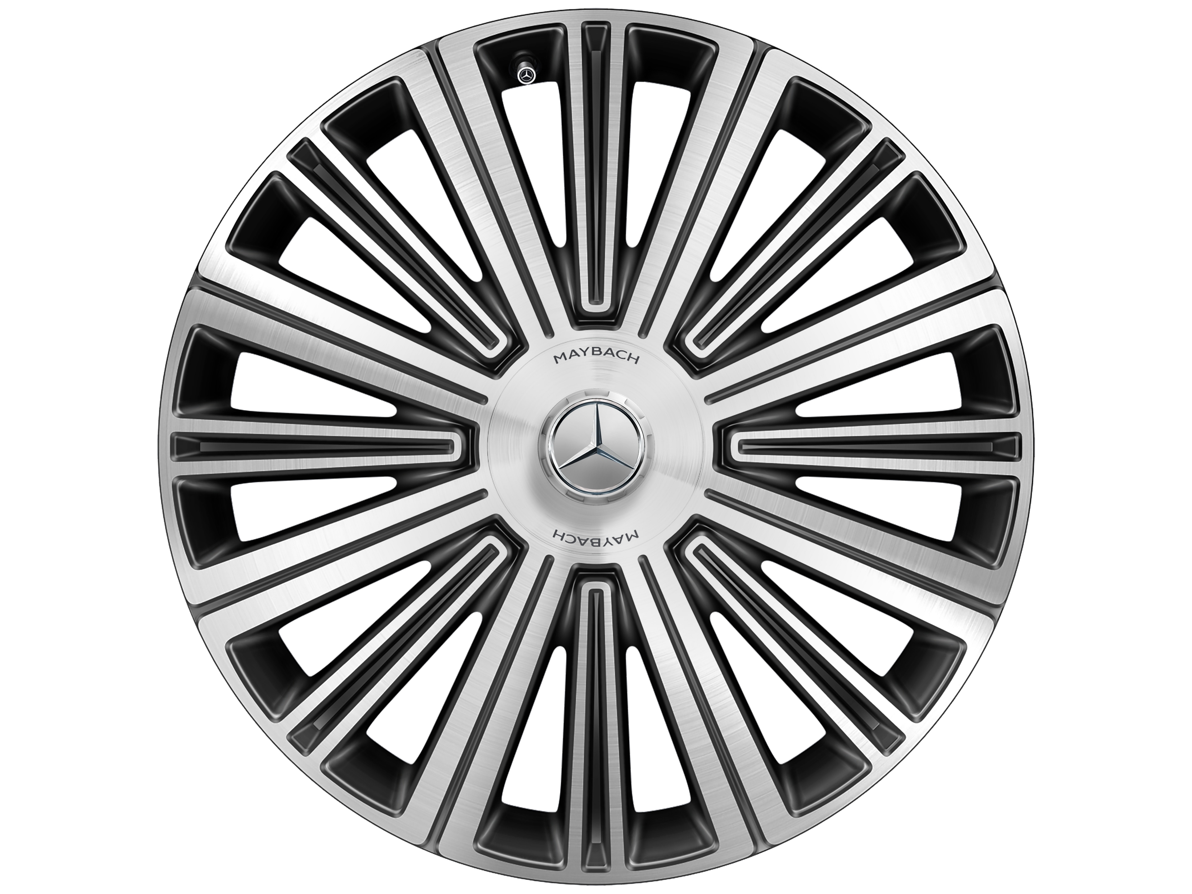 Multi-spoke wheel, with additional spokes, 55.9 cm (22-inch), High-sheen finish - 9,5 J x 22 ET 36, black, high-sheen
