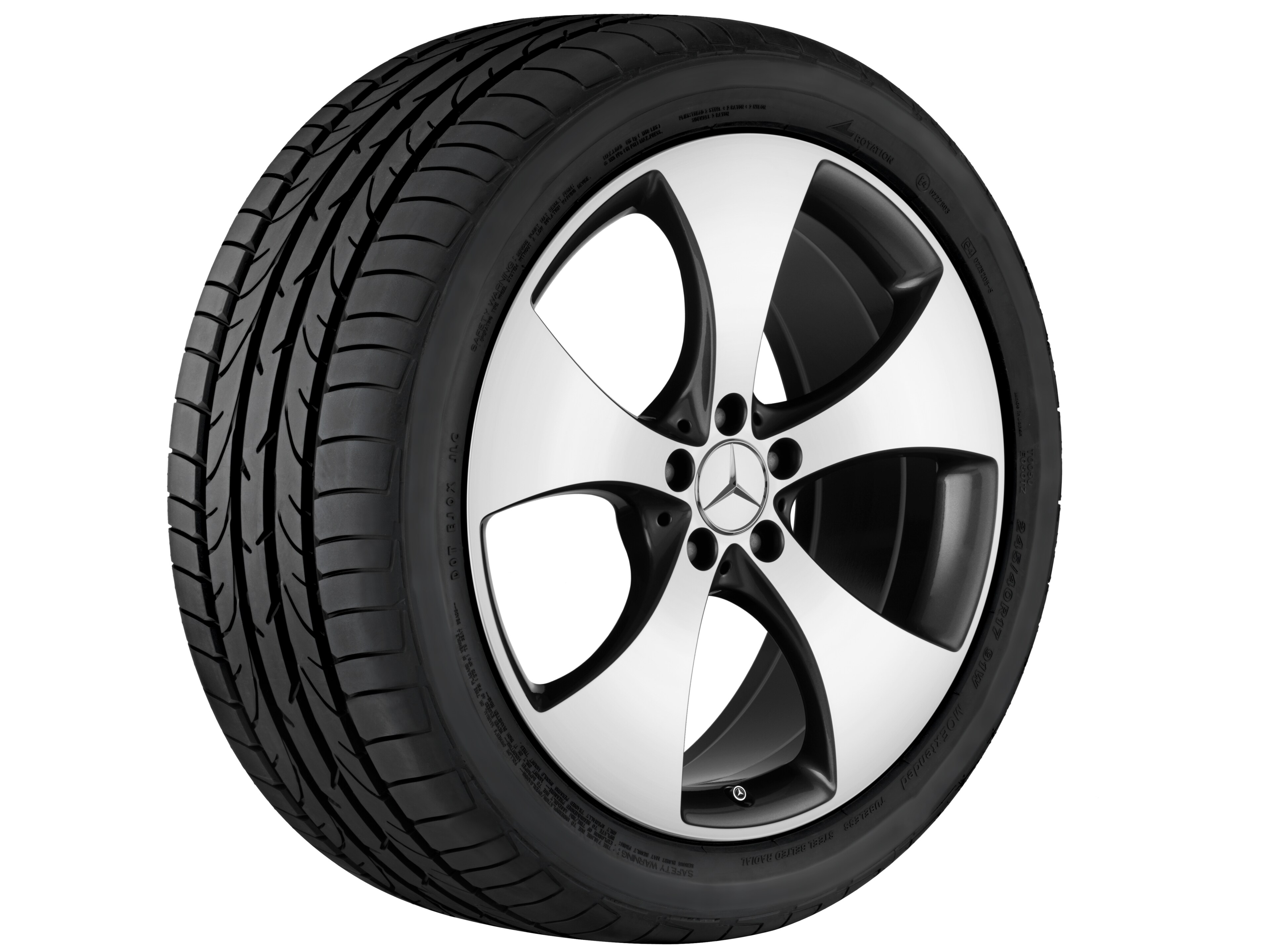 5-spoke wheel, 50.8 cm (20-inch), High-sheen finish - 8,5 J x 20 ET 40, tremolite metallic, high-sheen
