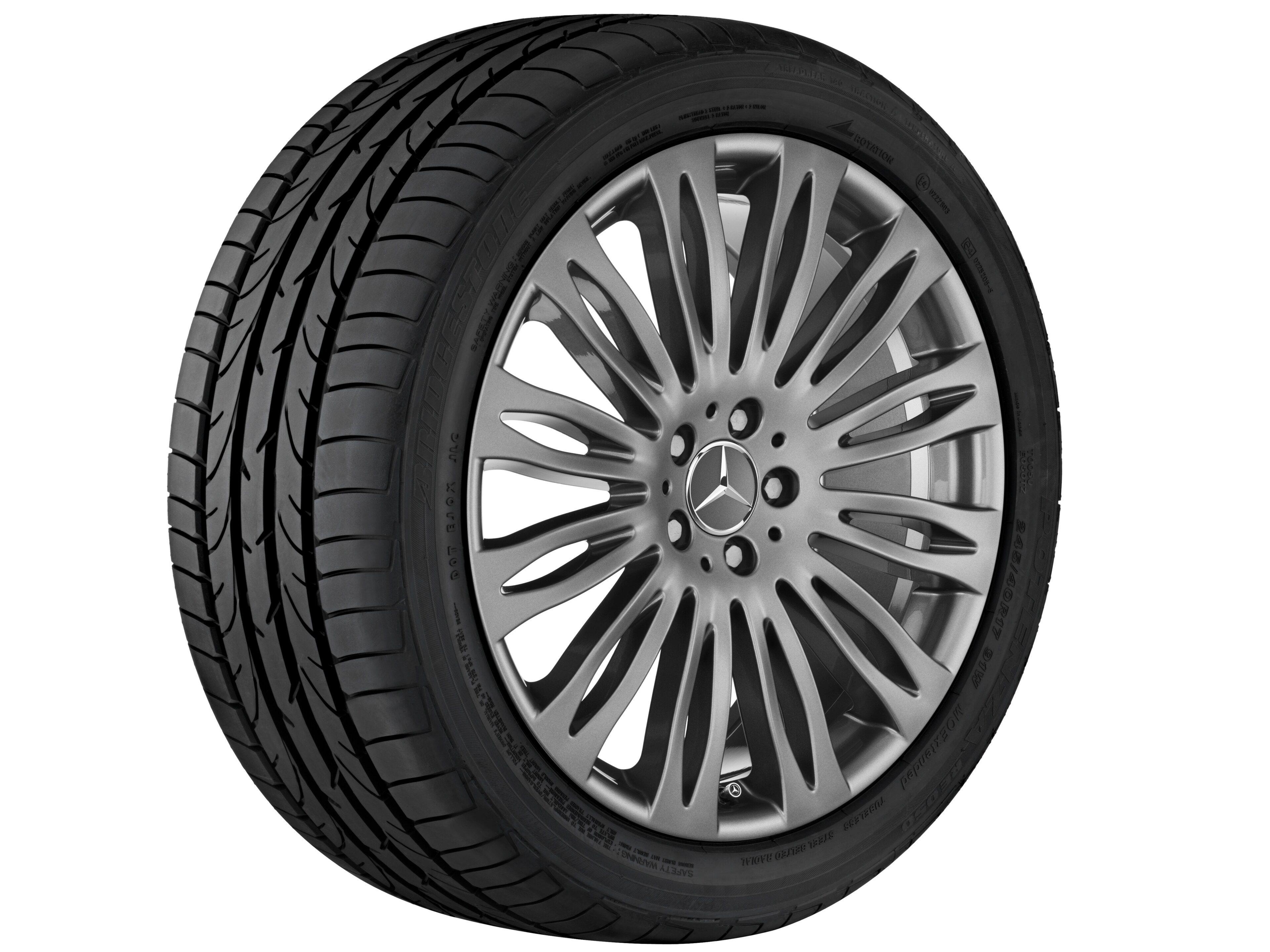 Multi-spoke wheel, 50.8 cm (20-inch) - 9,5 J x 20 ET 43,5, himalaya grey