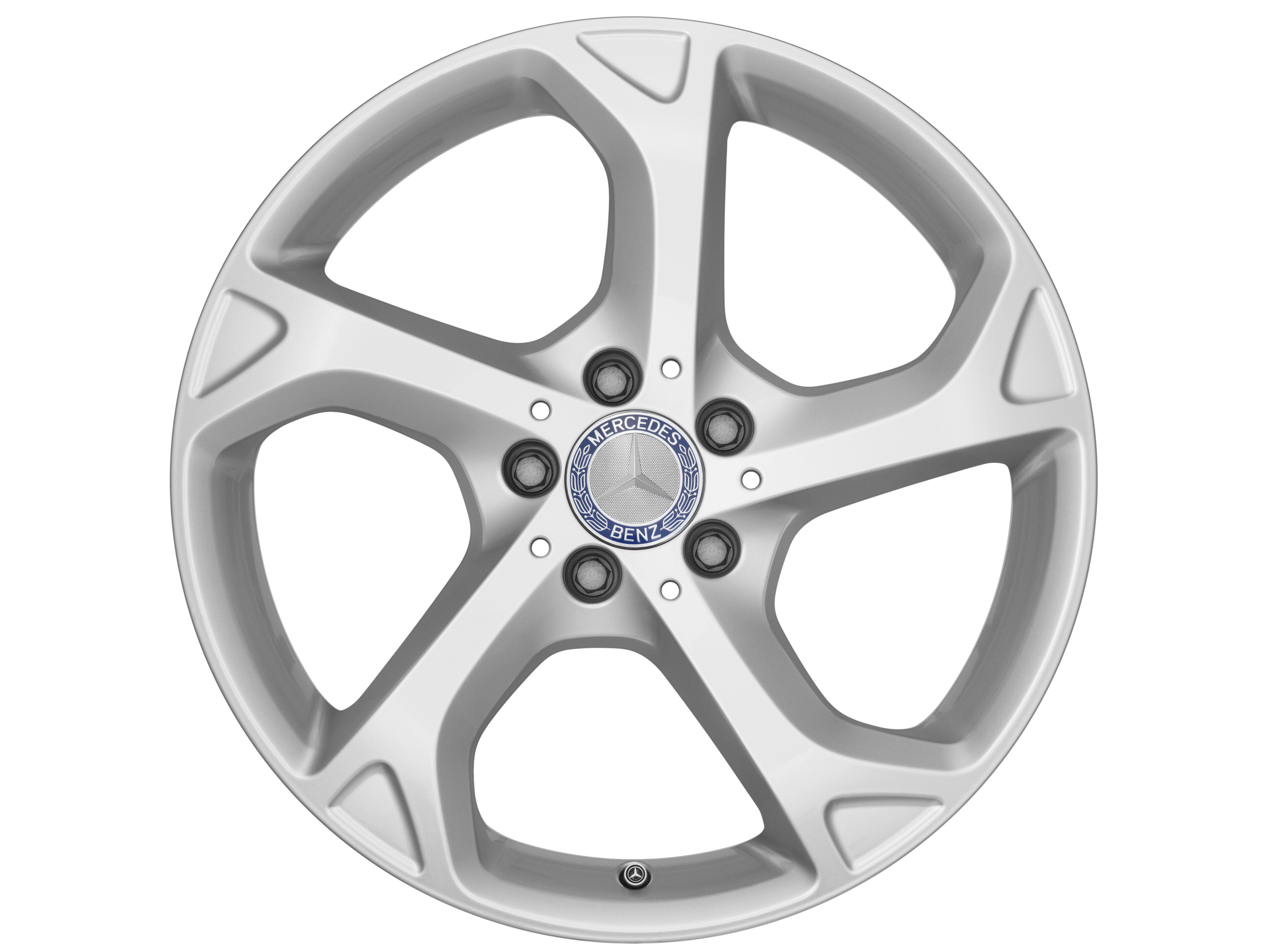 5-spoke wheel, 45.7 cm (18-inch) - 7 J x 18 ET 46, vanadium silver, painted
