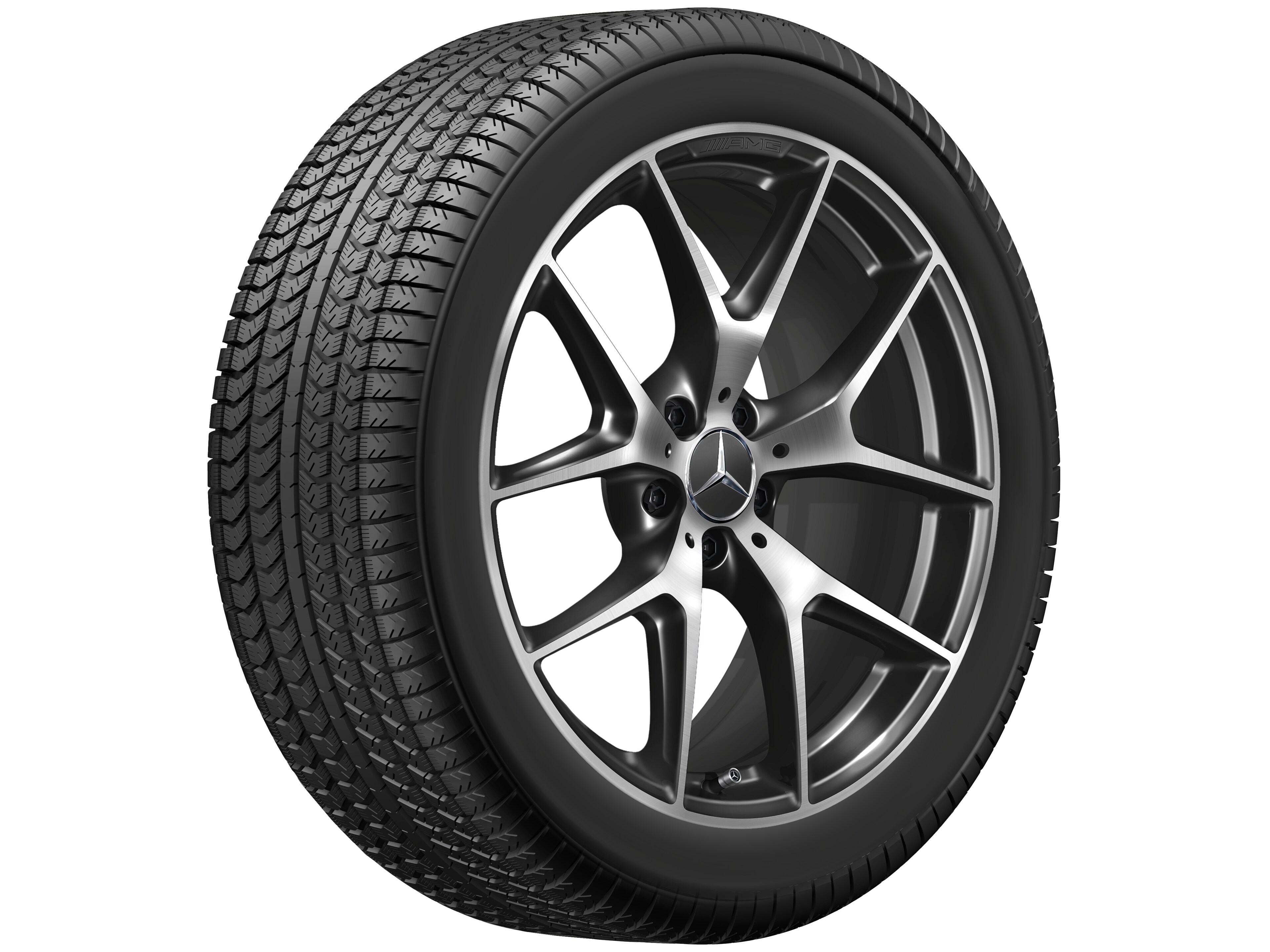 AMG cross-spoke wheel, 50.8 cm (20-inch) - 8,5 J x 20 ET 40, black, high-sheen