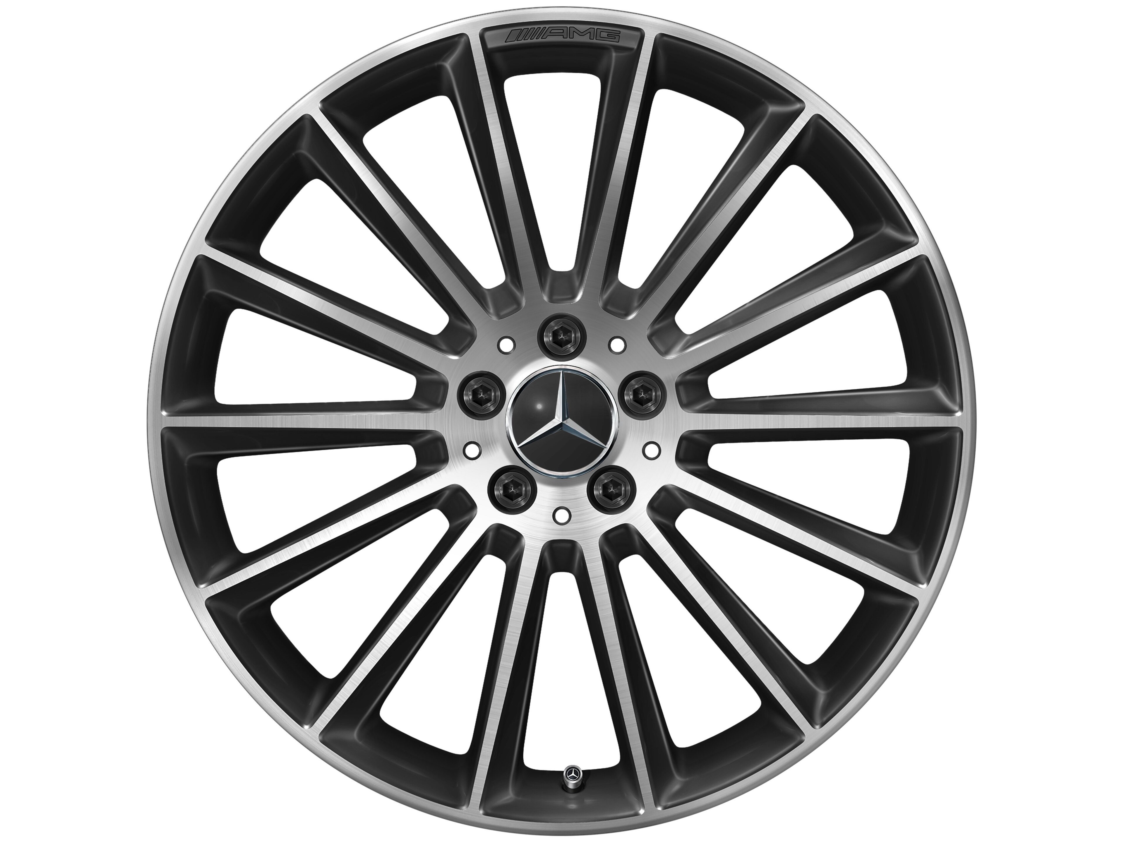 AMG multi-spoke wheel, 50.8 cm (20-inch) - 9 J x 20 ET 49, black, high-sheen