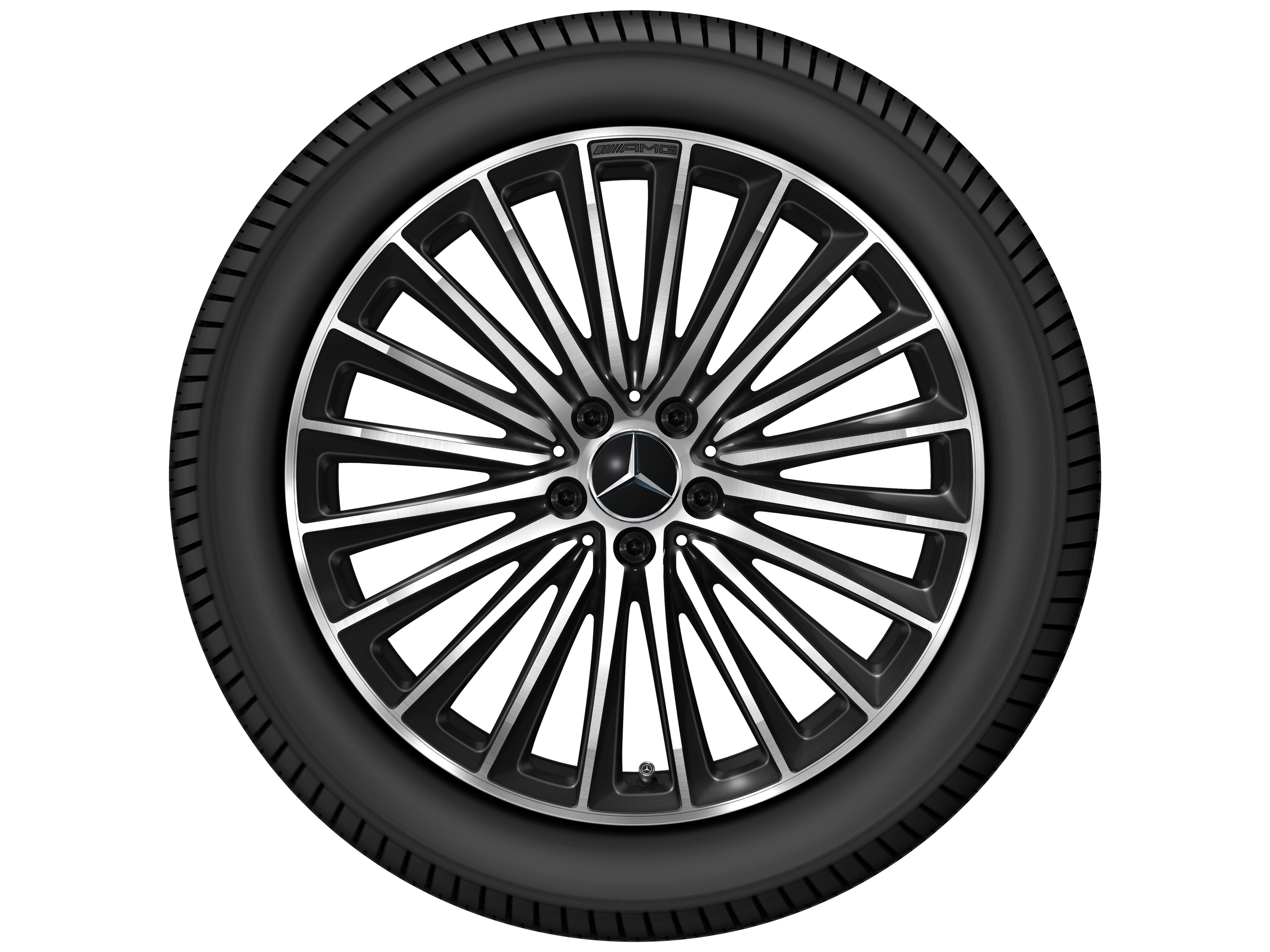 AMG multi-spoke wheel, 50.8 cm (20-inch) - 8,5 J x 20 ET 34,5, black, high-sheen