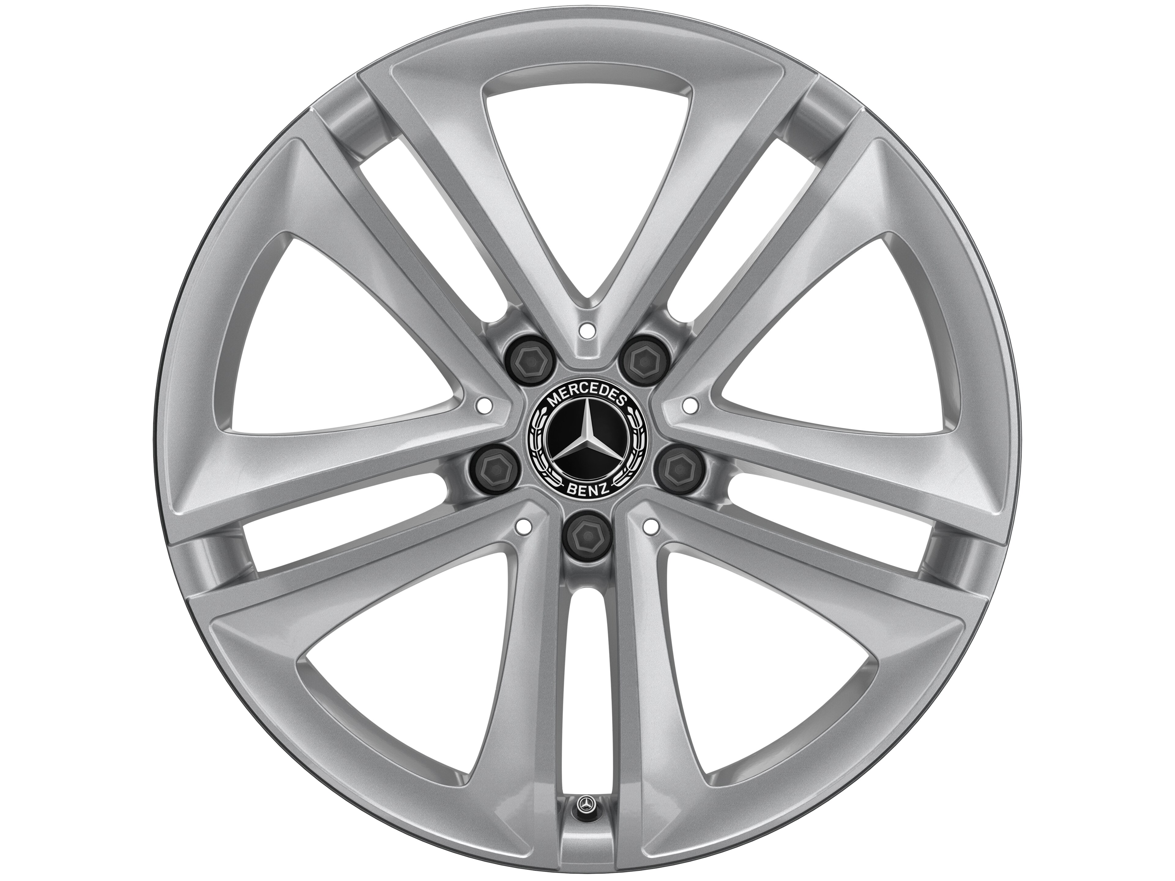 5-twin-spoke wheel, 45.7 cm (18-inch) - 8 J x 18 ET 33, vanadium silver