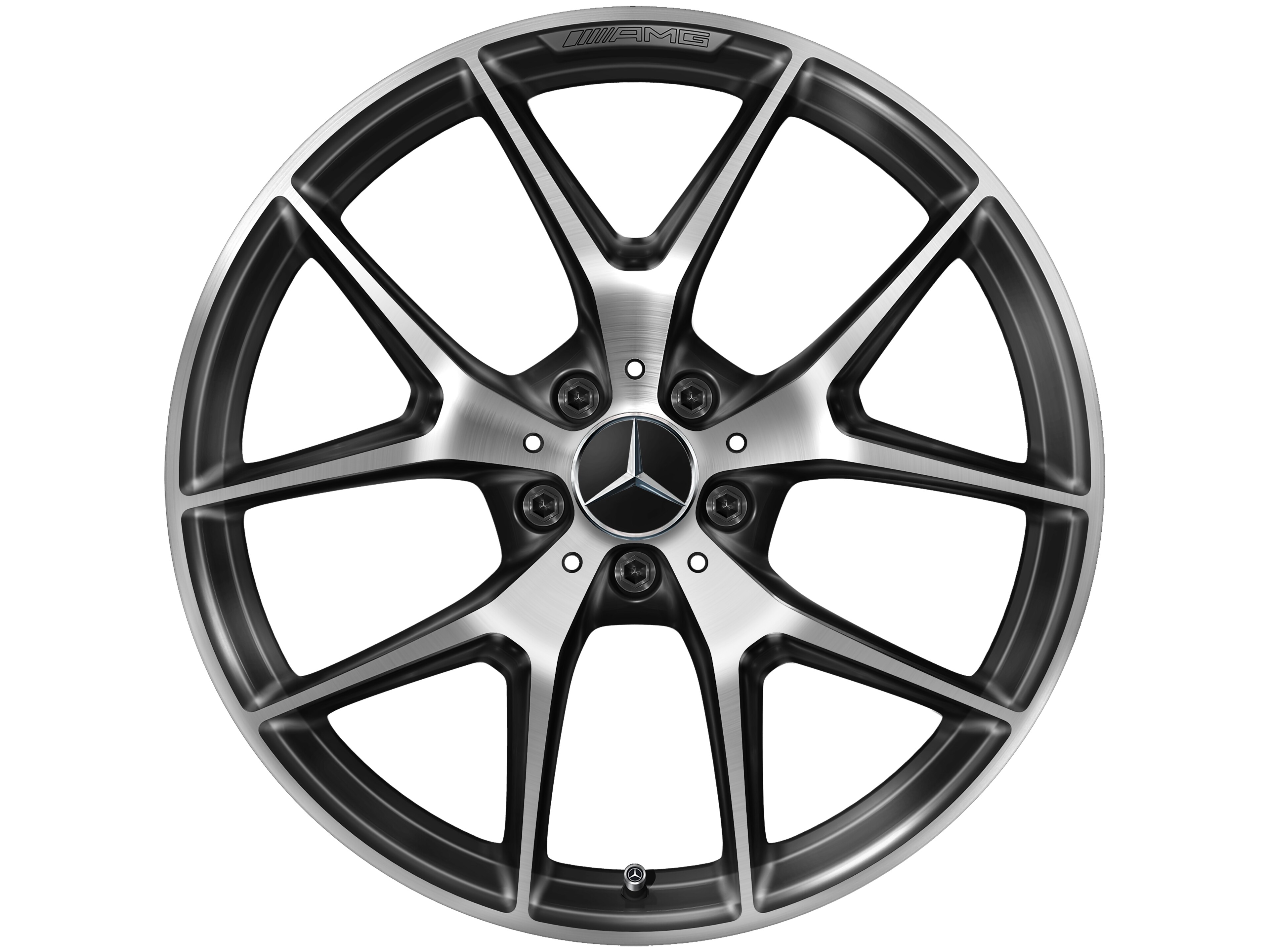 AMG cross-spoke wheel, 50.8 cm (20-inch) - 8,5 J x 20 ET 40, black, high-sheen