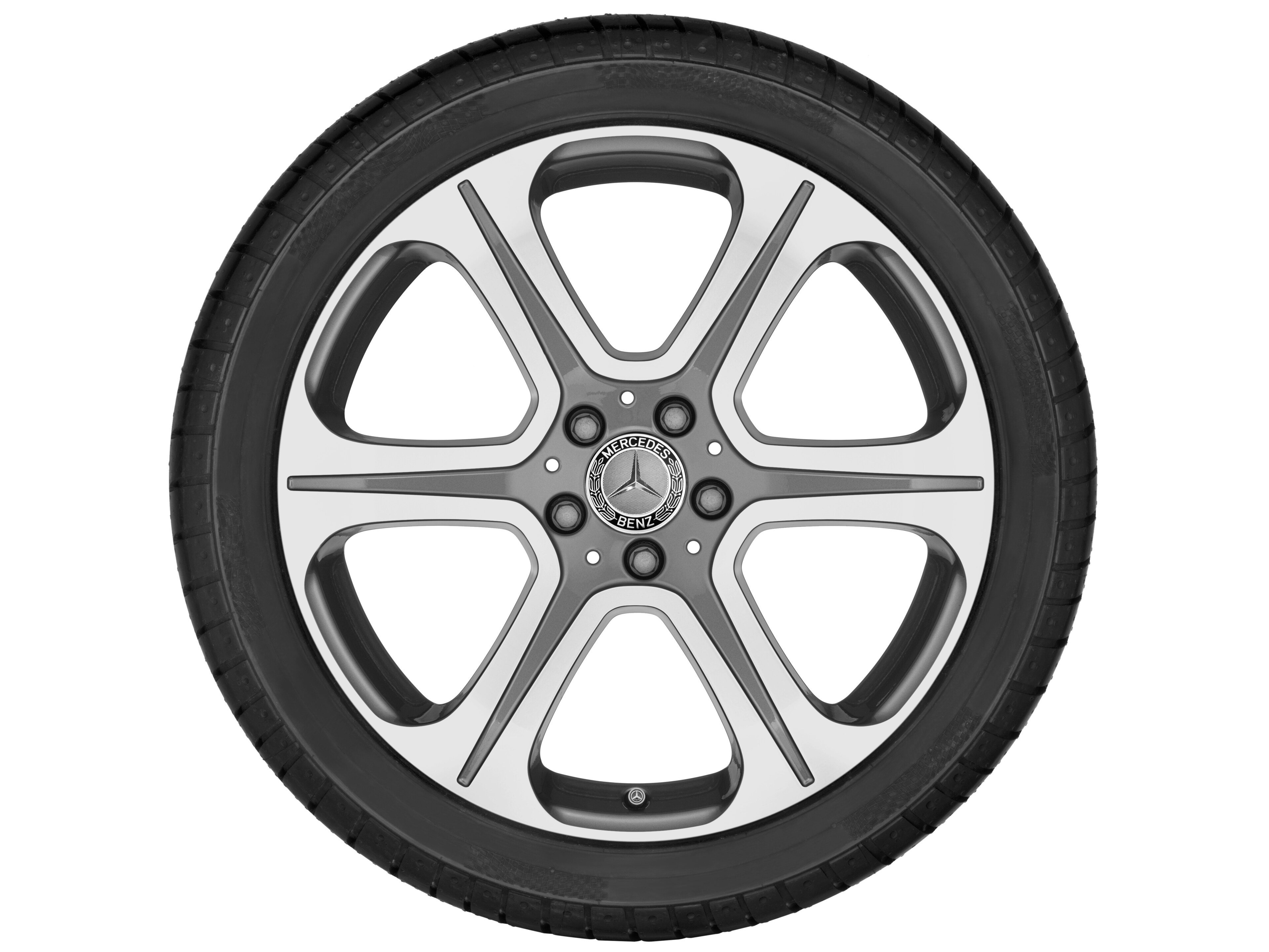 6-spoke wheel, 48.3 cm (19-inch) - 9 J x 19 ET 53, tremolite metallic, high-sheen