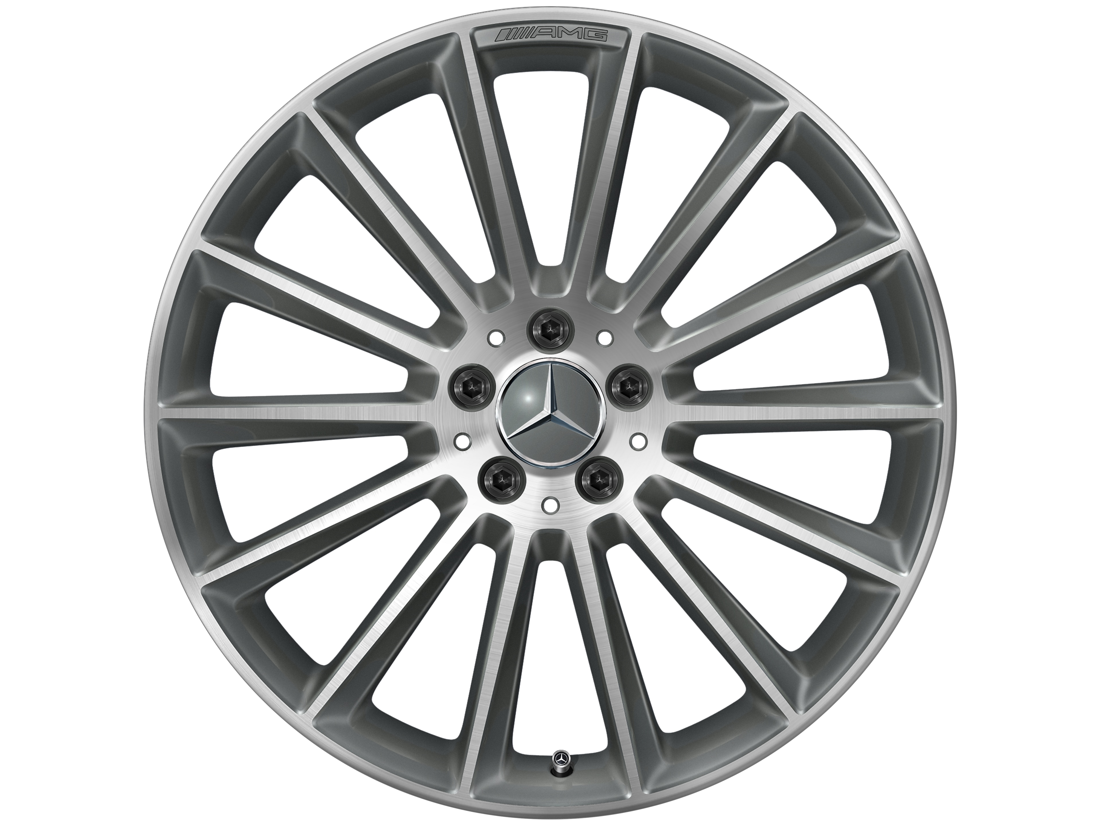 AMG multi-spoke wheel, 50.8 cm (20-inch) - 9 J x 20 ET 49, titanium grey, high-sheen