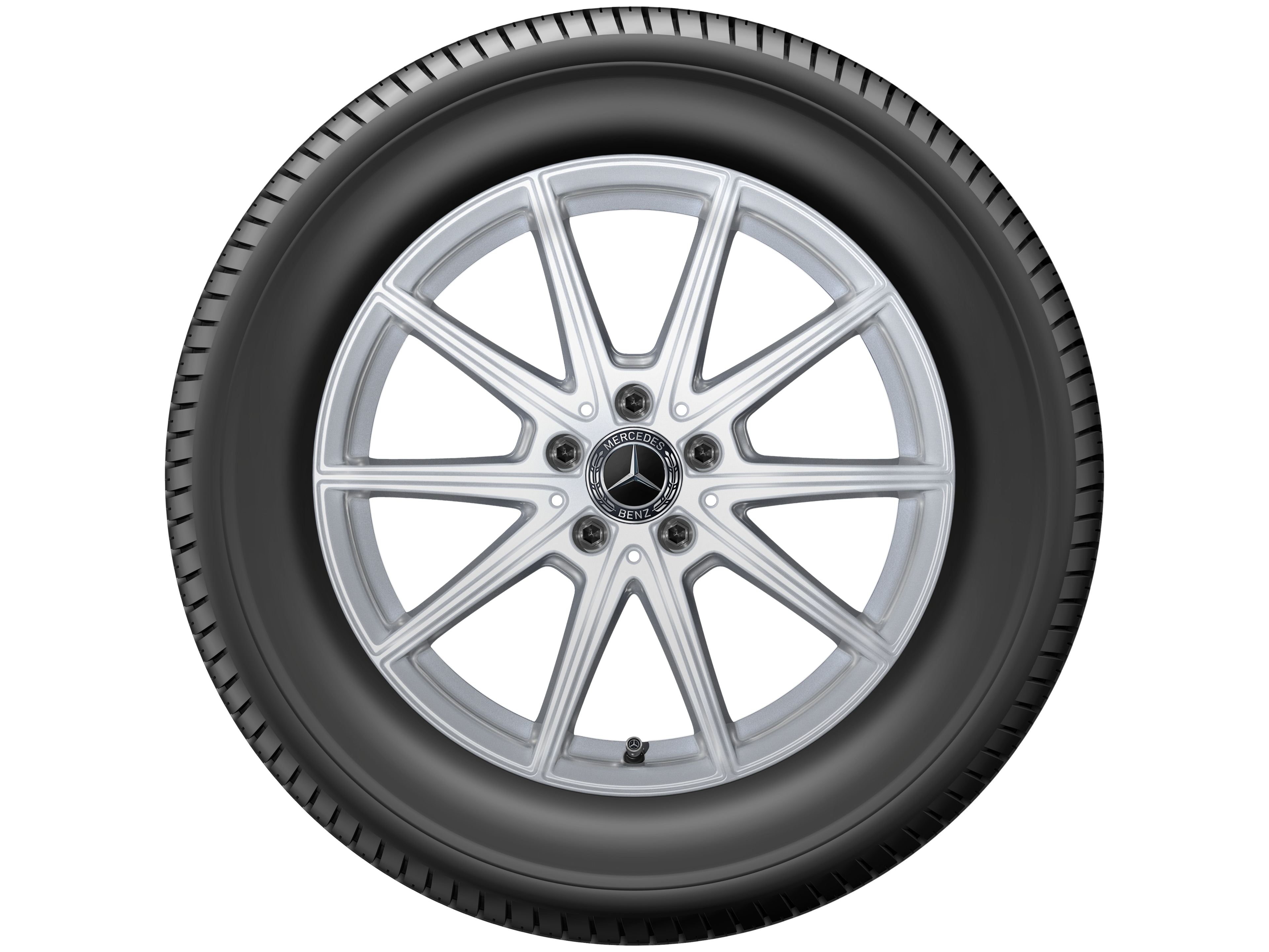 5-twin-spoke wheel, 45.7 cm (18-inch) - 7,5 J x 18 ET 52,5, vanadium silver, painted