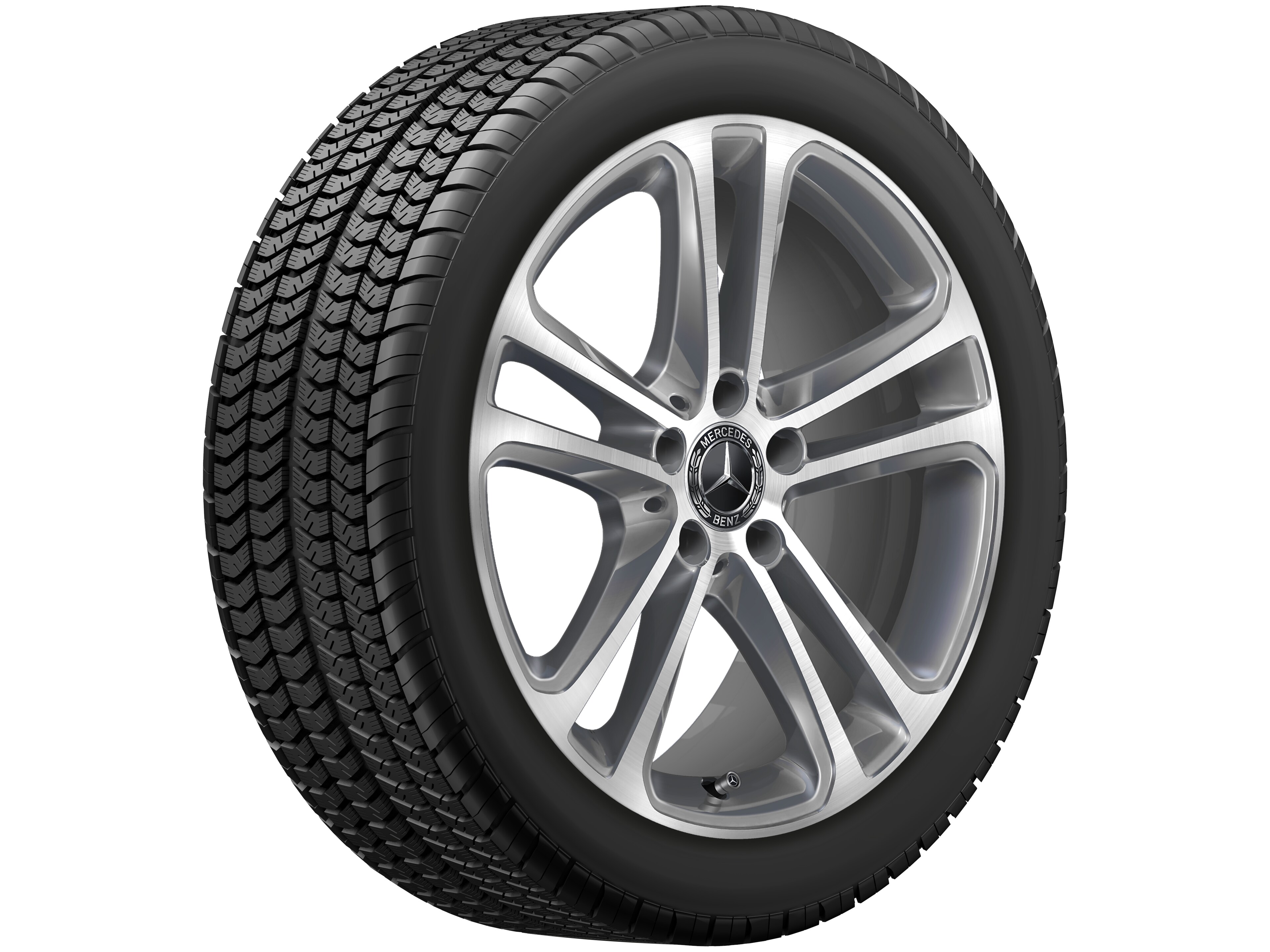 5-twin-spoke wheel, 45.7 cm (18-inch), High-sheen finish - 8,5 J x 18 ET 52, tremolite metallic, high-sheen